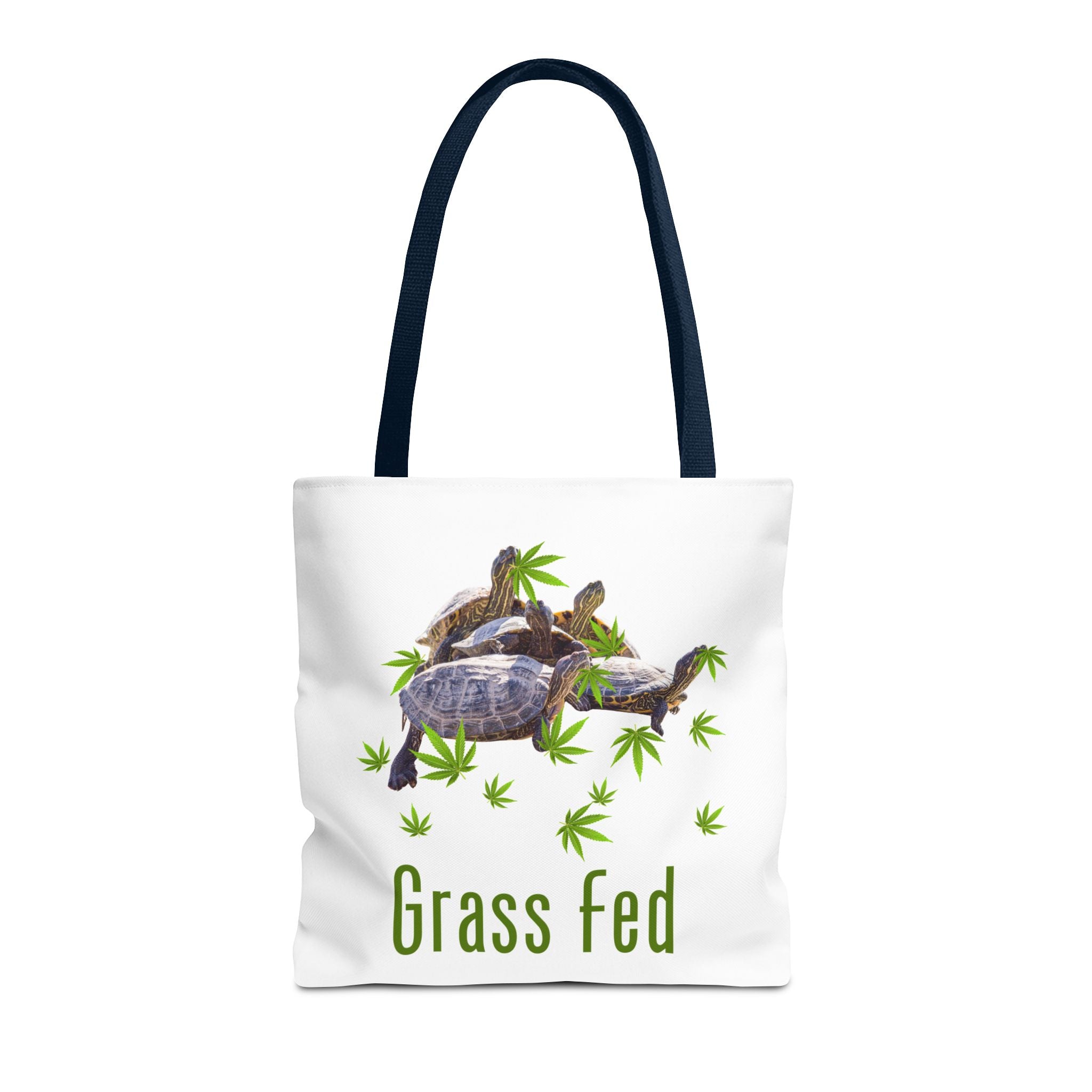 Eco-Friendly Turtle Tote Bag, Grass Fed Design, Reusable Shopping Bag, Animal Lover Gift, Beach Tote, Sustainable Fashion