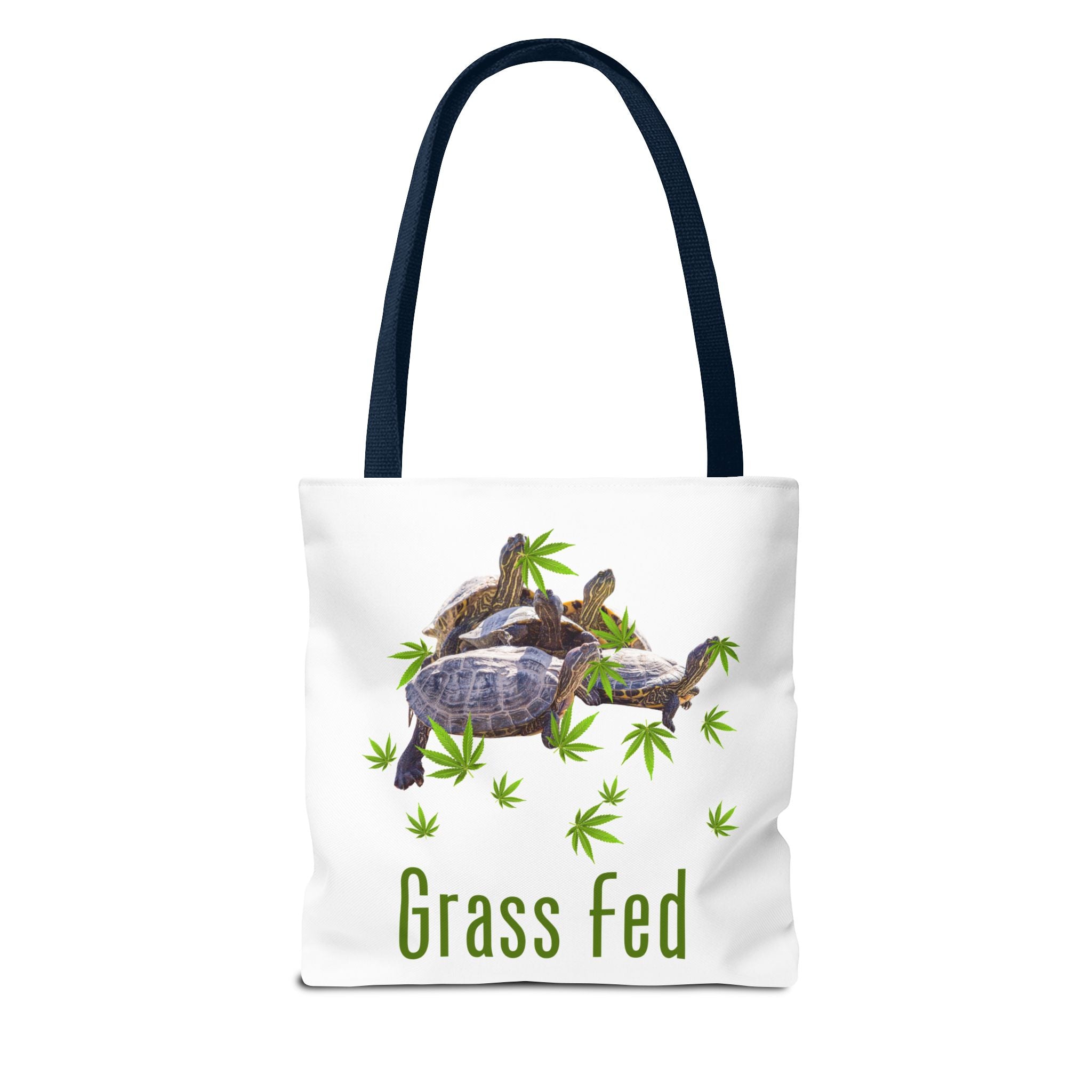 Eco-Friendly Turtle Tote Bag, Grass Fed Design, Reusable Shopping Bag, Animal Lover Gift, Beach Tote, Sustainable Fashion