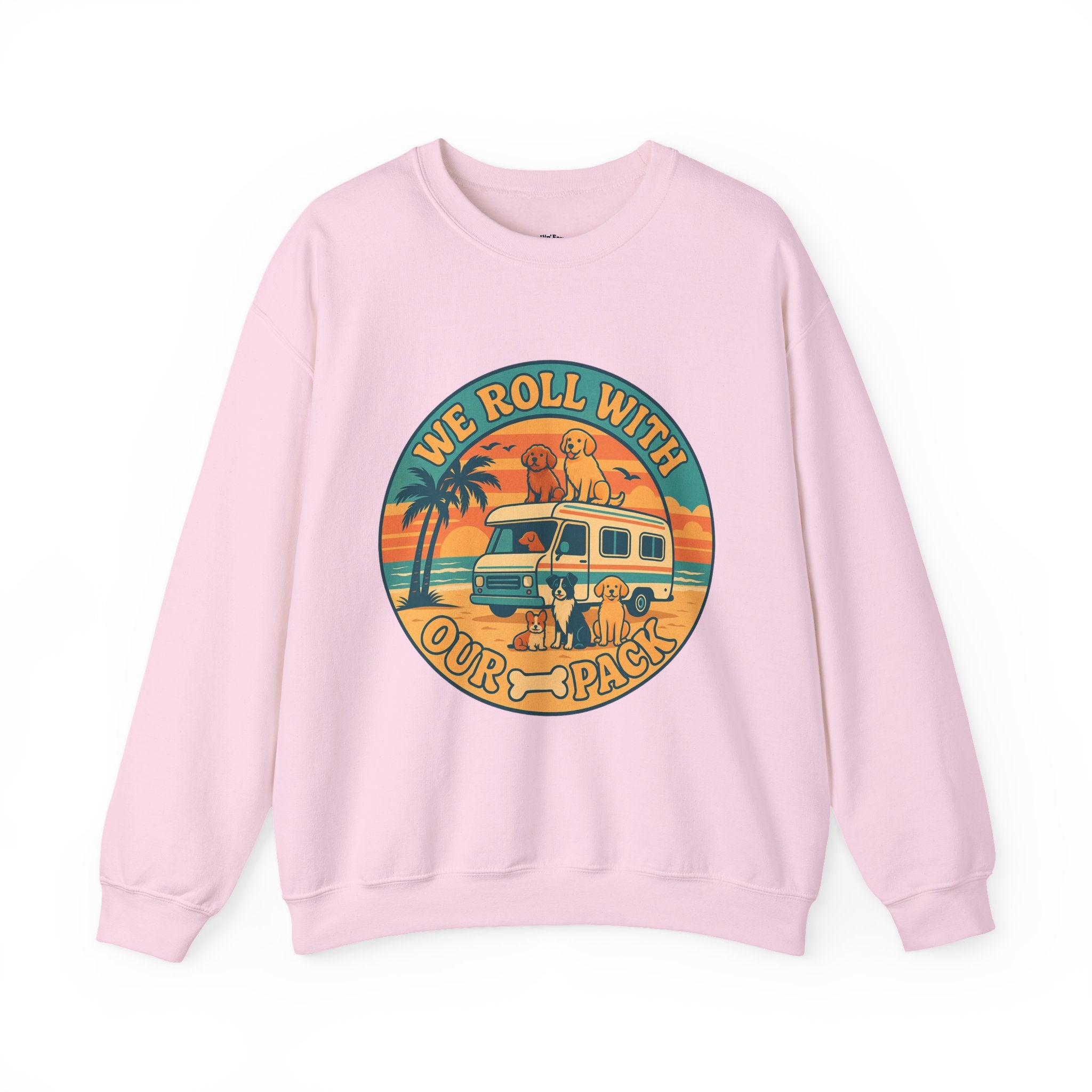 Adventure-Inspired Unisex Crewneck Sweatshirt, Dog Lover Gift, Vintage Travel Style, Cozy Layer, Perfect for Road Trips, Holidays, [...]