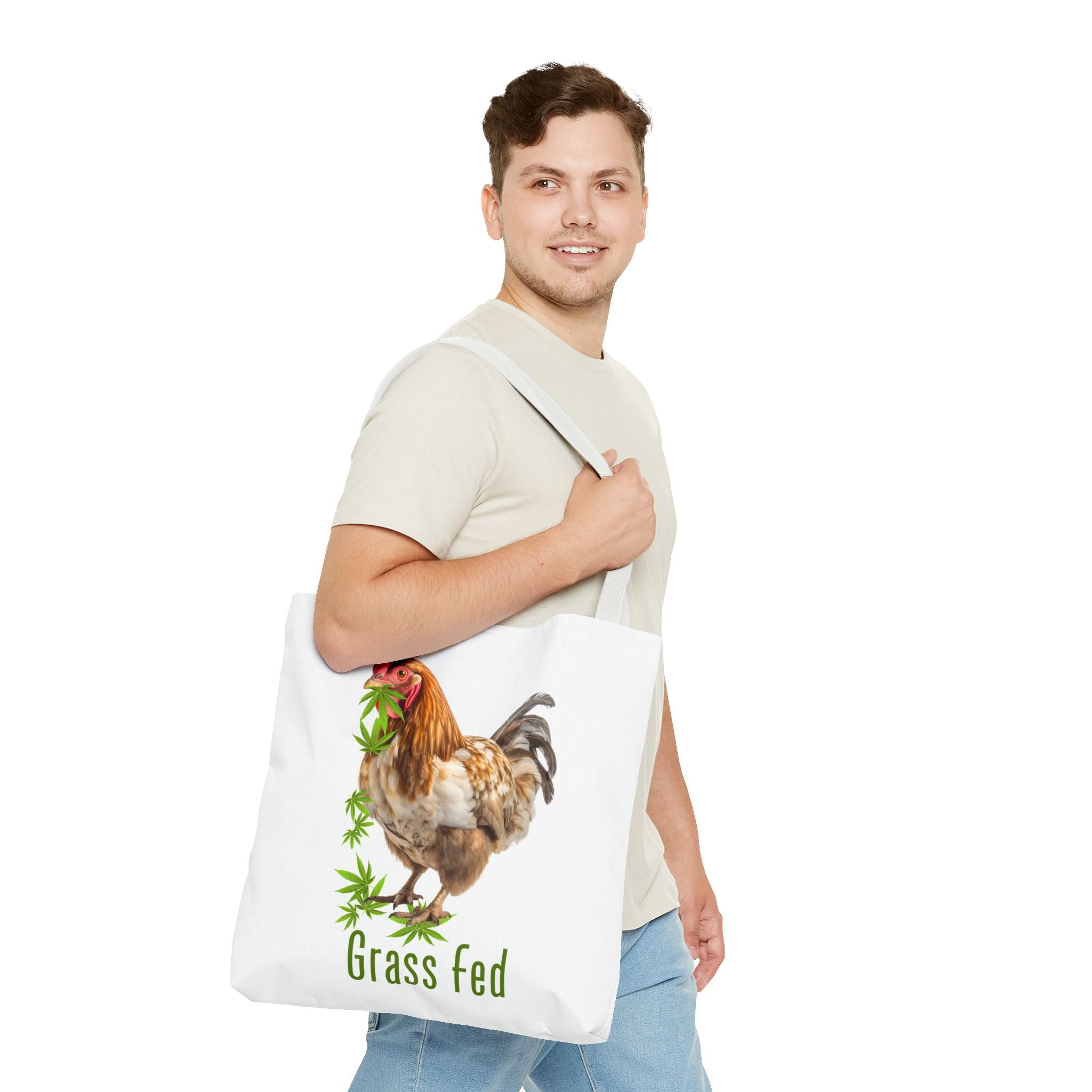 Whimsical Chicken Tote Bag - Perfect for Farm Lovers, Eco-Friendly Shopping, Gift for Chicken Enthusiasts, Mother's Day, Picnic