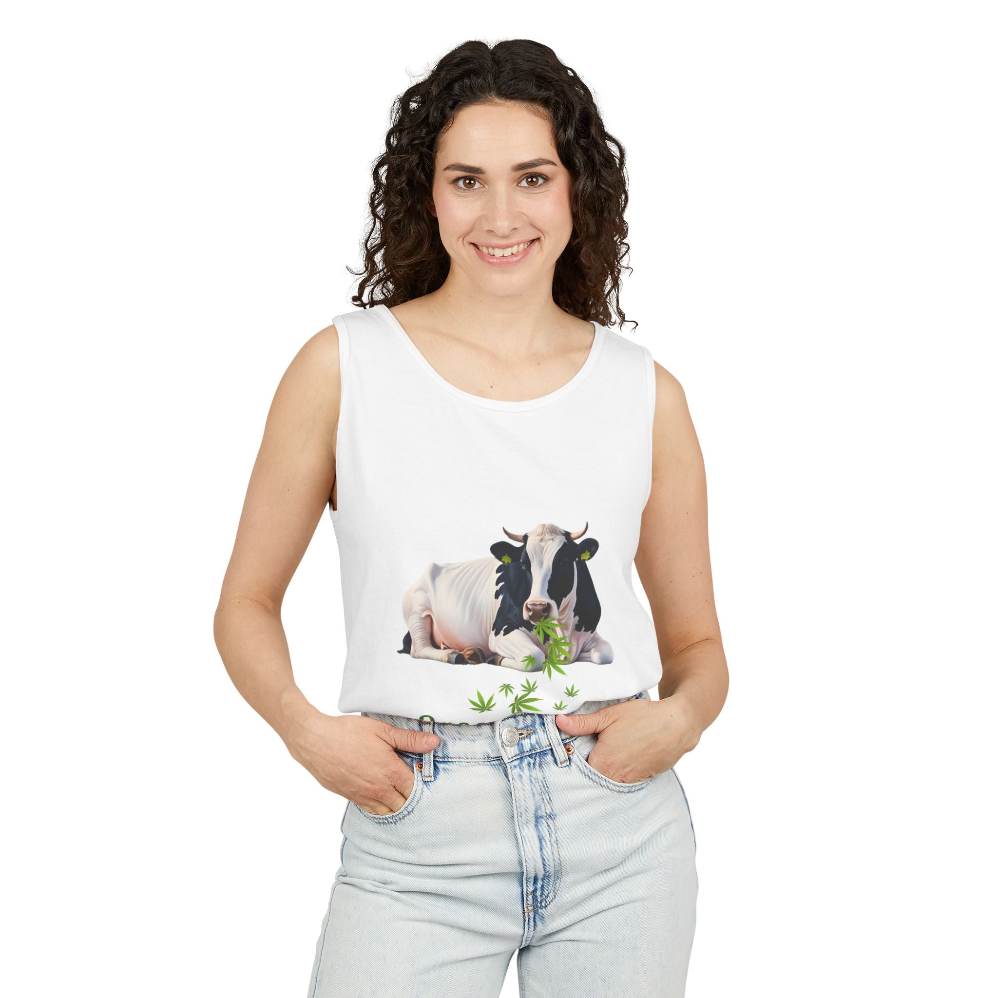 Grass Fed Unisex Tank Top | Farmhouse Style Apparel, Eco-Friendly Summer Wear, Gift for Farmers, Casual Graphic Tees, Vegan Lifestyle