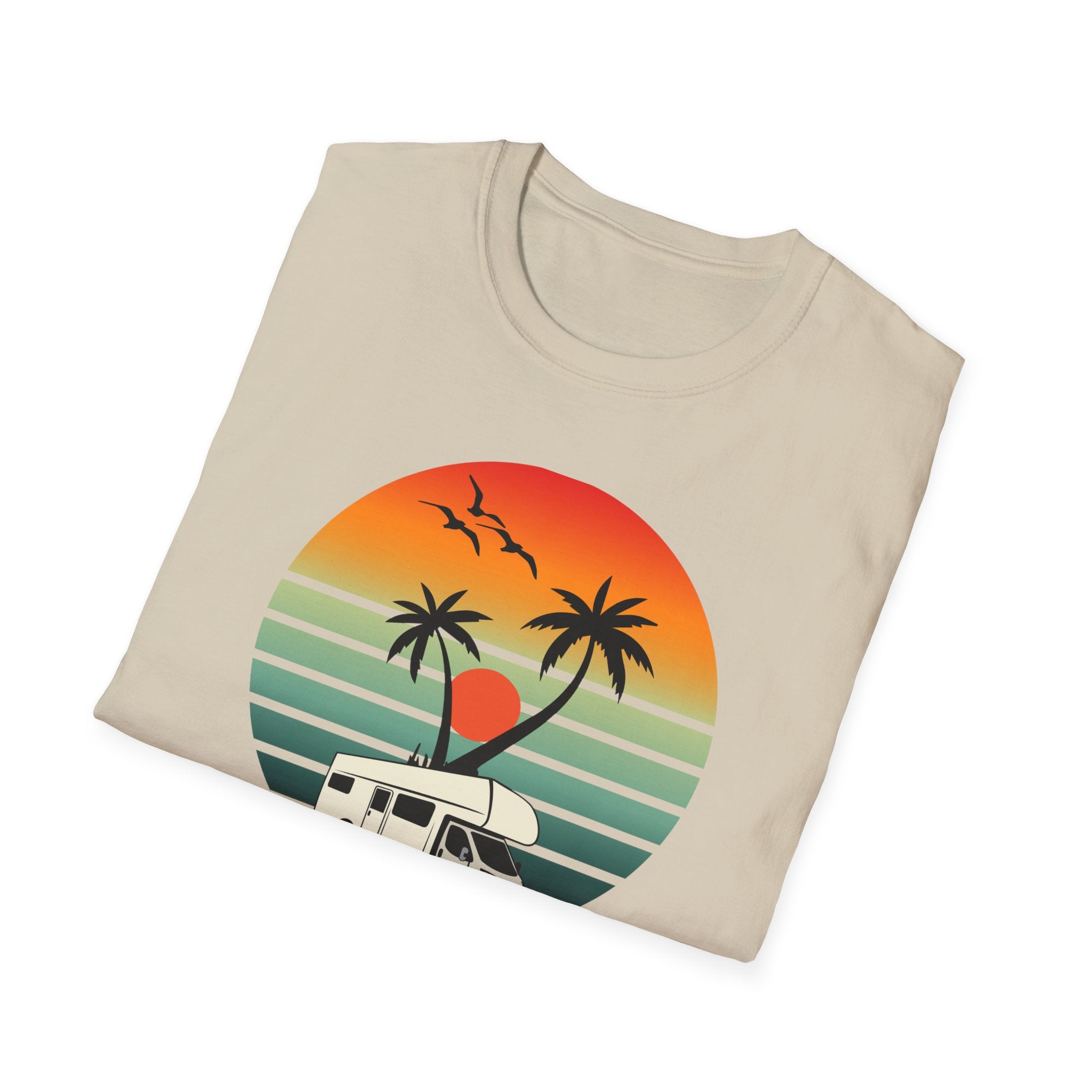Retired Relaxed Unisex T-Shirt | Casual Summer Tee, Gift for Retirees, Beach Vibe Shirt, Vacation Wear, Comfortable Everyday Style
