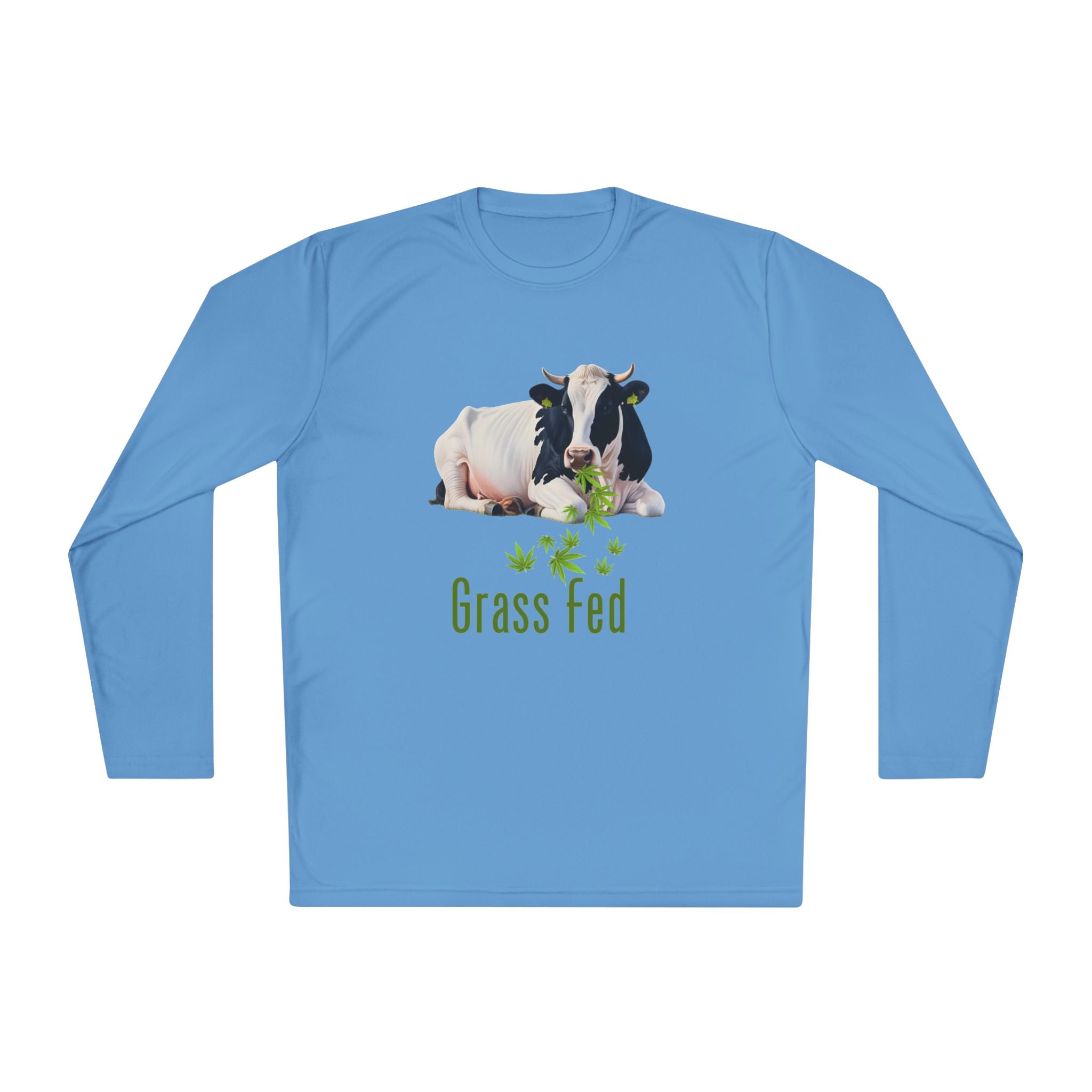 Grass Fed Cow Unisex Long Sleeve Tee, Farm T-Shirt, Animal Lover Gift, Eco-Friendly Apparel, Cute Cow Shirt, Casual Comfortable Wear