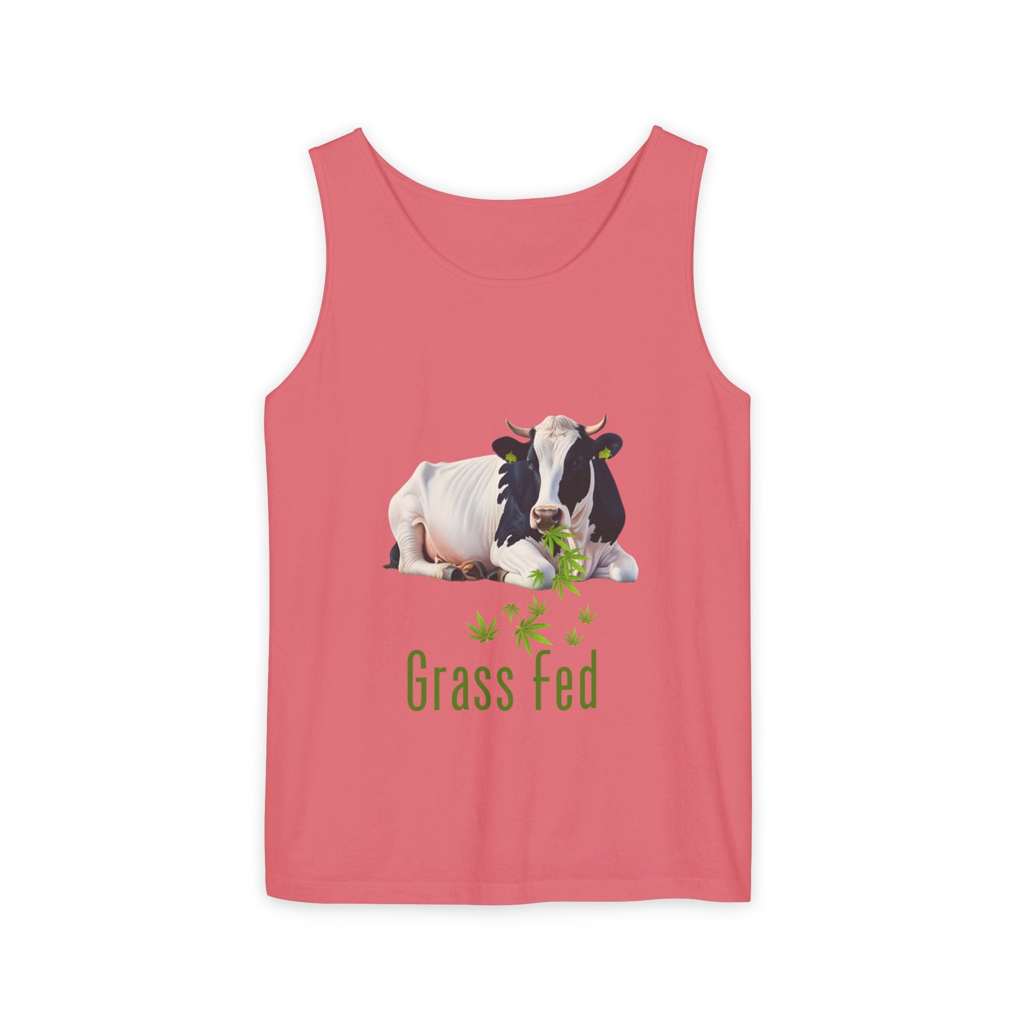 Grass Fed Unisex Tank Top | Farmhouse Style Apparel, Eco-Friendly Summer Wear, Gift for Farmers, Casual Graphic Tees, Vegan Lifestyle