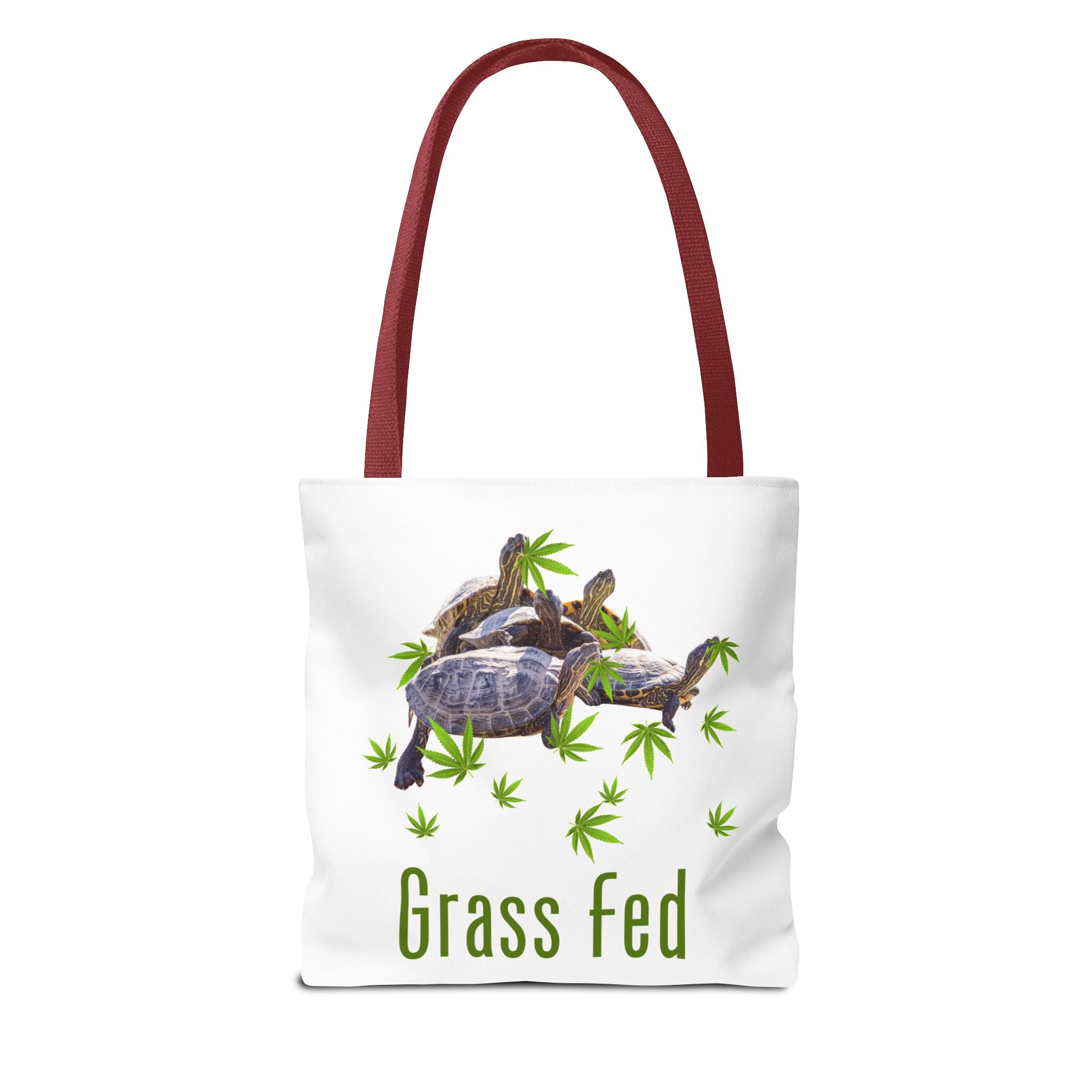 Eco-Friendly Turtle Tote Bag, Grass Fed Design, Reusable Shopping Bag, Animal Lover Gift, Beach Tote, Sustainable Fashion