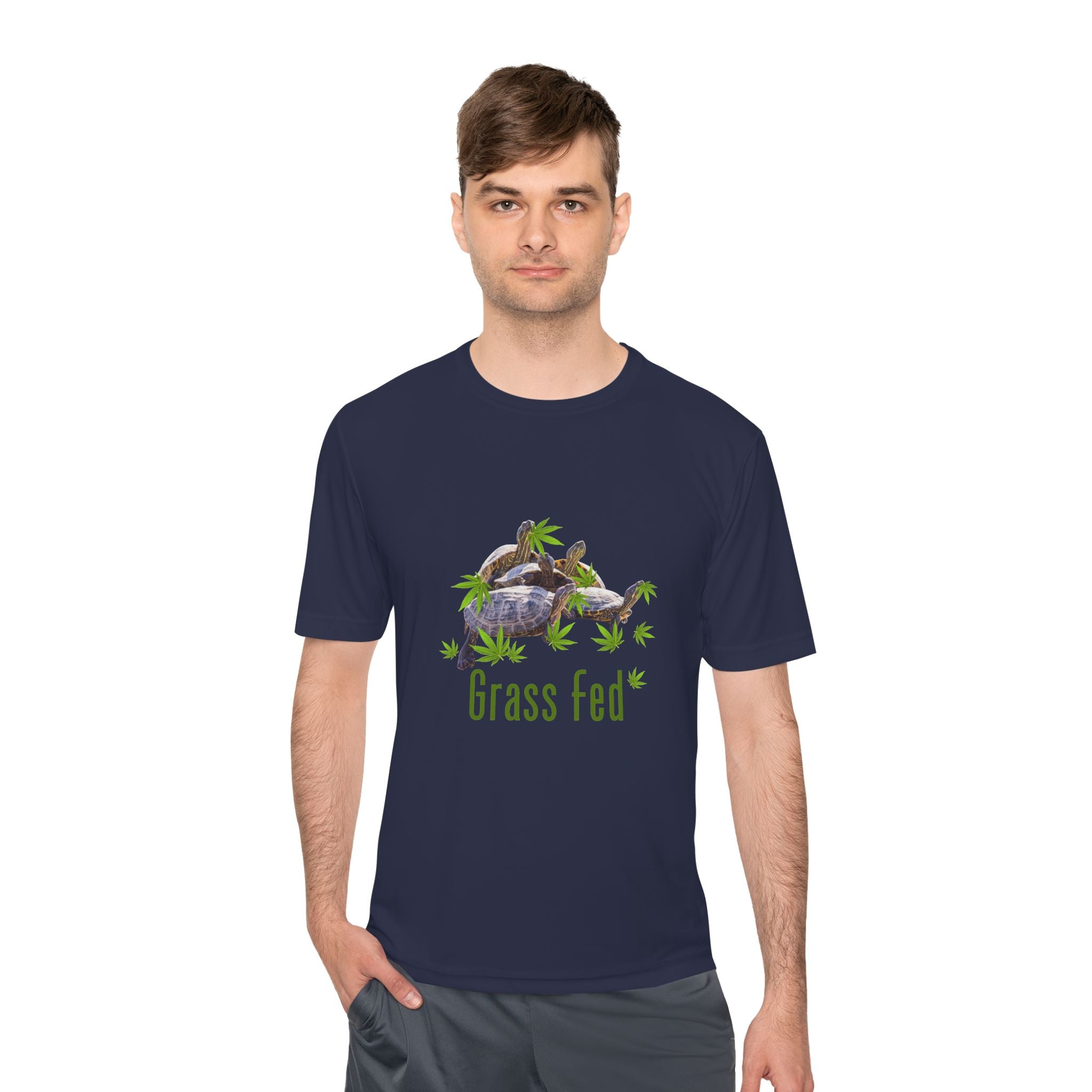 Turtle Grass Fed Unisex Moisture Wicking Tee - Eco-Friendly Apparel for Nature Lovers, Perfect for Outdoor Activities, Casual Wear, Gifts, [...]