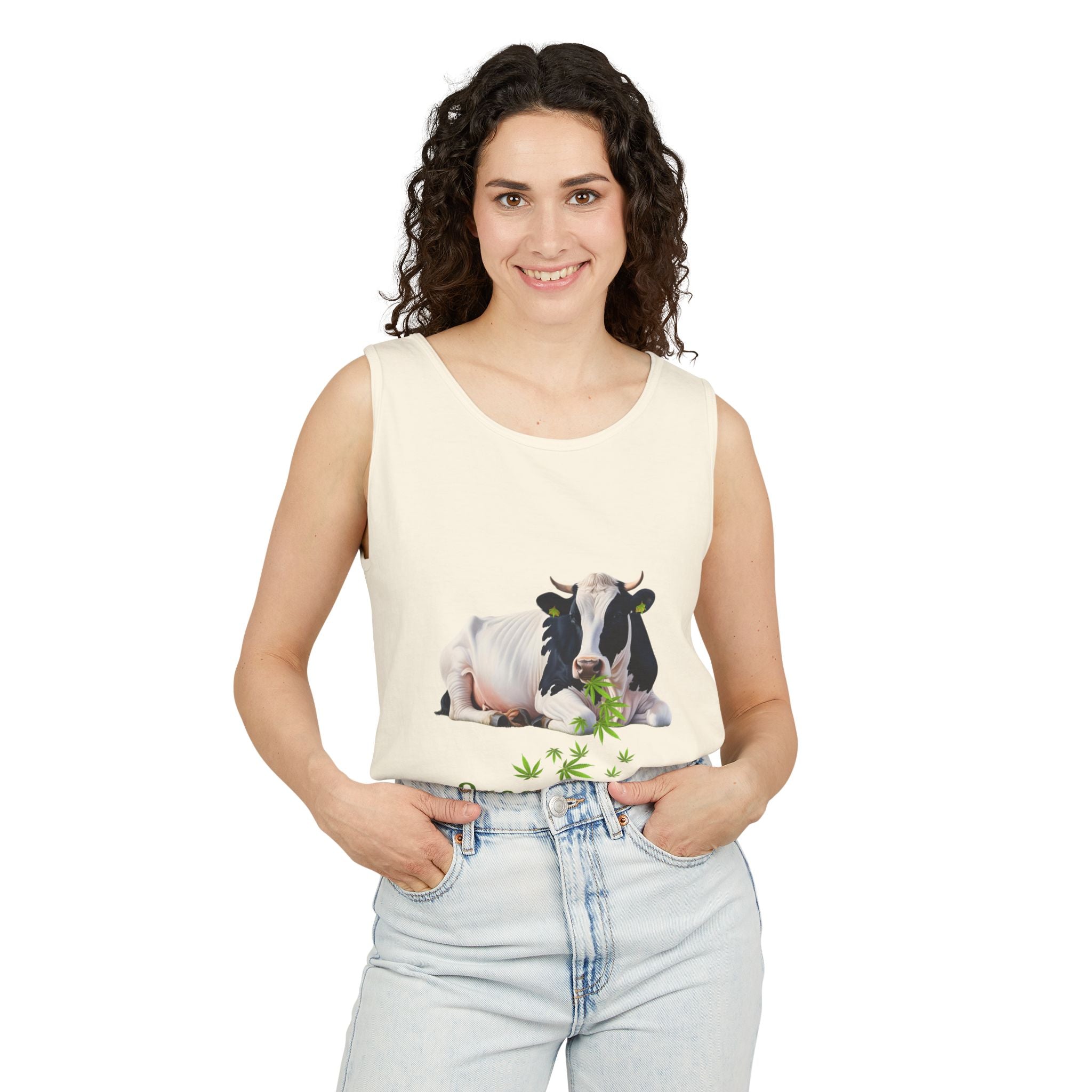 Grass Fed Unisex Tank Top | Farmhouse Style Apparel, Eco-Friendly Summer Wear, Gift for Farmers, Casual Graphic Tees, Vegan Lifestyle