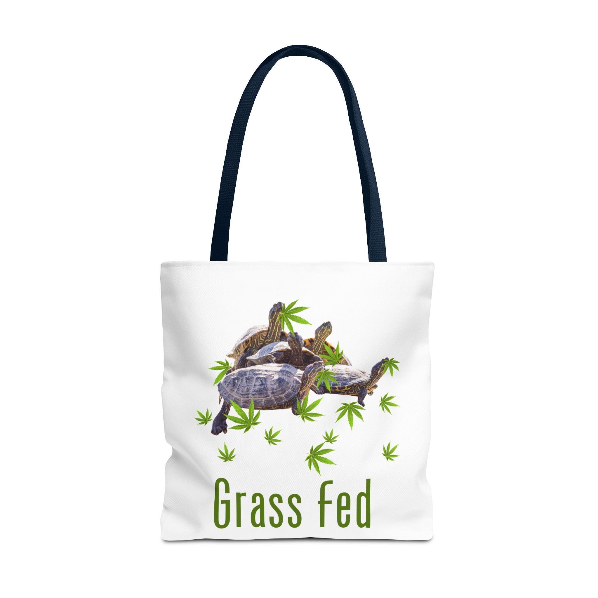 Eco-Friendly Turtle Tote Bag, Grass Fed Design, Reusable Shopping Bag, Animal Lover Gift, Beach Tote, Sustainable Fashion