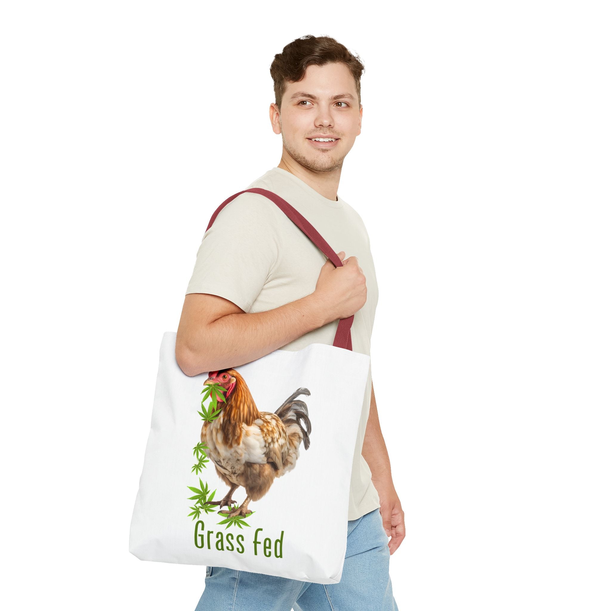 Whimsical Chicken Tote Bag - Perfect for Farm Lovers, Eco-Friendly Shopping, Gift for Chicken Enthusiasts, Mother's Day, Picnic
