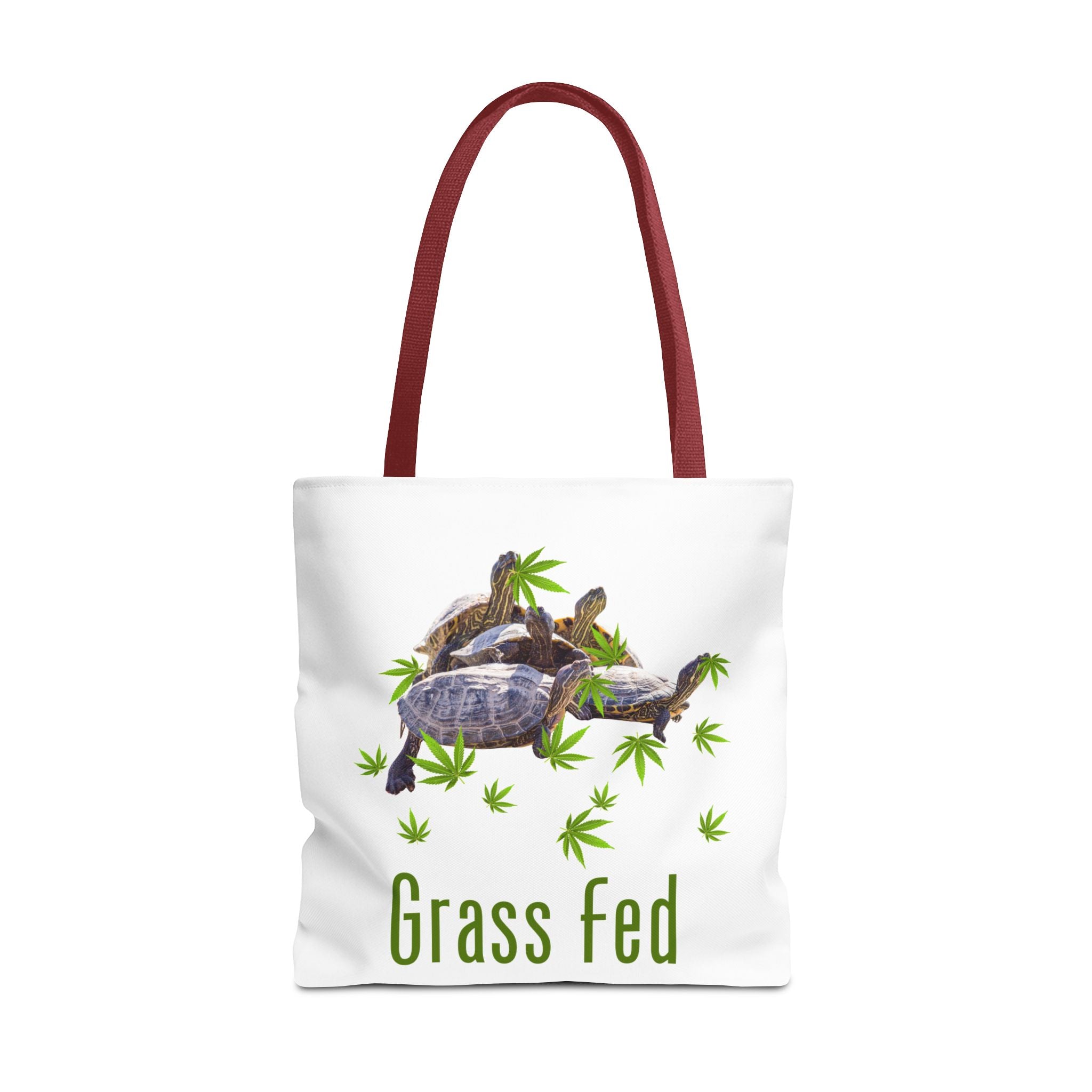 Eco-Friendly Turtle Tote Bag, Grass Fed Design, Reusable Shopping Bag, Animal Lover Gift, Beach Tote, Sustainable Fashion