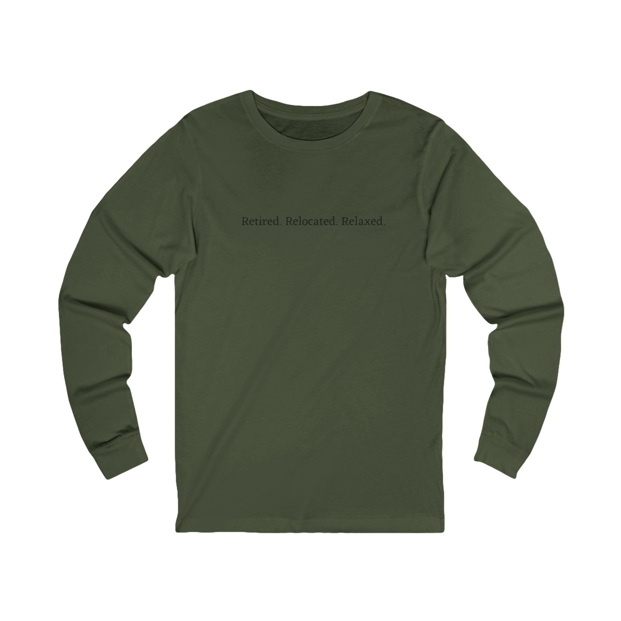 Retirement Adventure Unisex Long Sleeve Tee | RV Lovers Gift, Nature Lover Shirt, Relaxed Lifestyle Apparel, Retirement Celebration