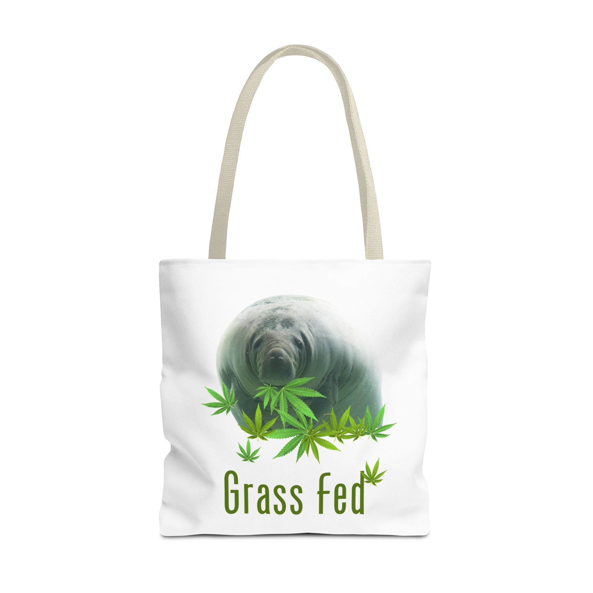 Grass Fed Tote Bag - Eco-Friendly, Animal Lovers Gift, Shopping, Beach, Reusable Bag