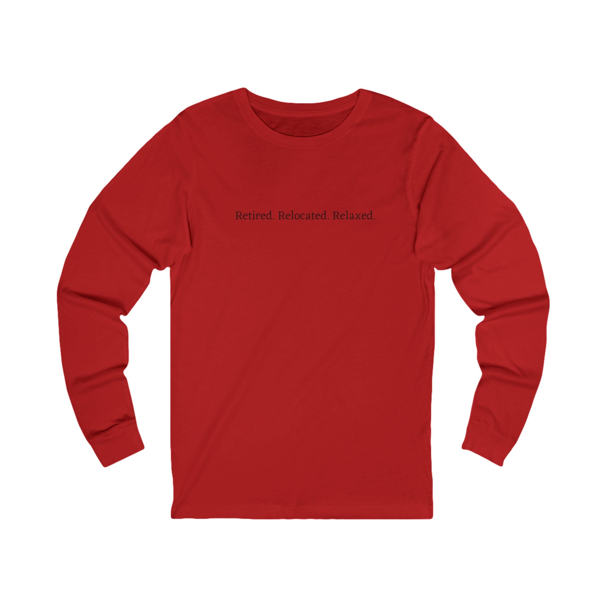 Retirement Adventure Unisex Long Sleeve Tee | RV Lovers Gift, Nature Lover Shirt, Relaxed Lifestyle Apparel, Retirement Celebration