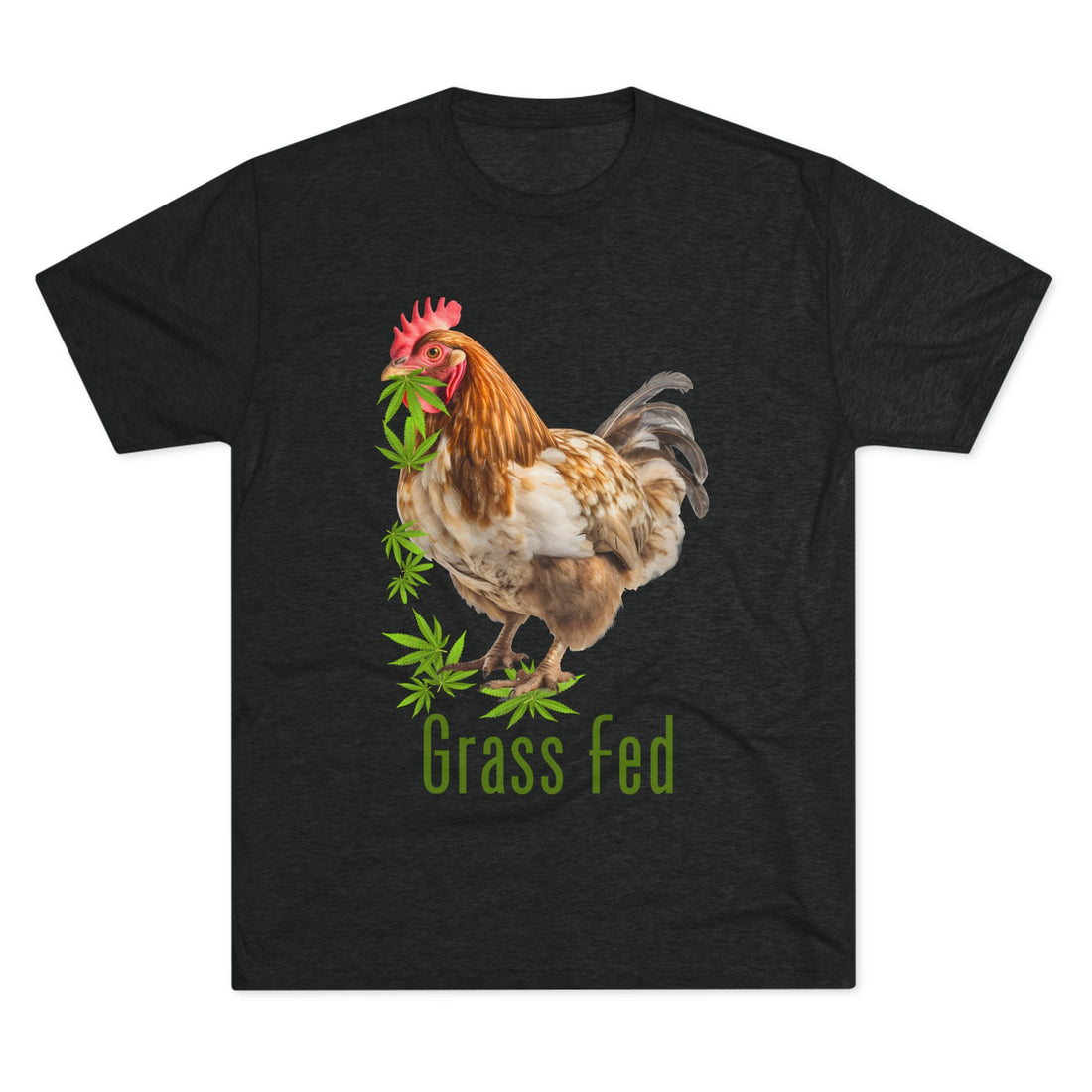Grass Fed Chicken Unisex Tee, Funny Farm Shirt, Gift for Farmers, Agriculture Apparel, Casual Wear