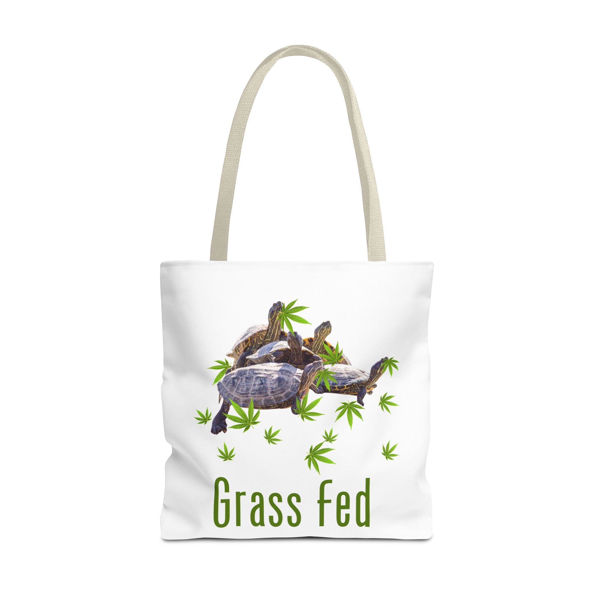 Eco-Friendly Turtle Tote Bag, Grass Fed Design, Reusable Shopping Bag, Animal Lover Gift, Beach Tote, Sustainable Fashion