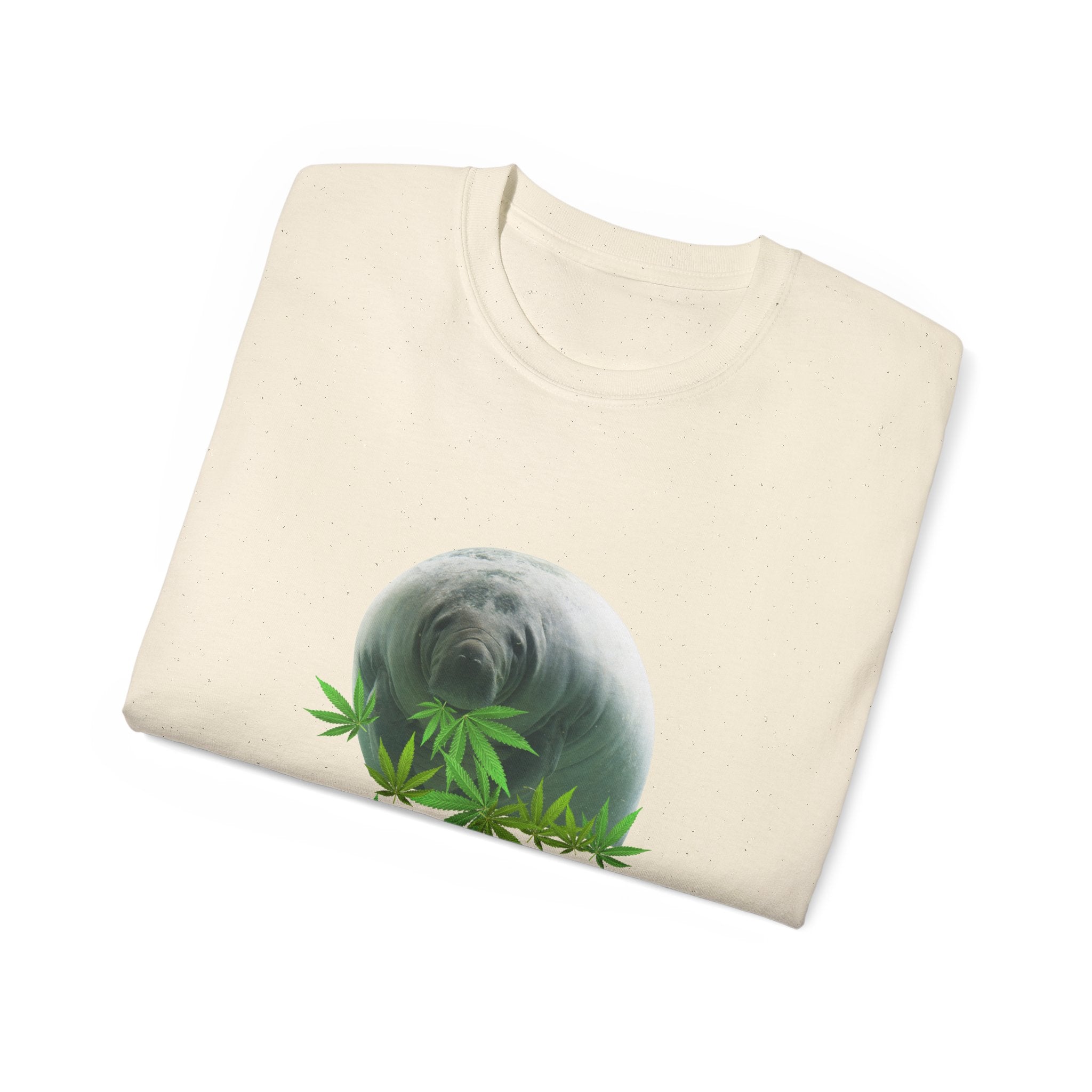Grass Fed ManateeTee - Unisex Ultra Cotton T-Shirt, Funny Animal Lover Gift, Cannabis Theme, Nature Lover Apparel, Eco-Friendly Clothing