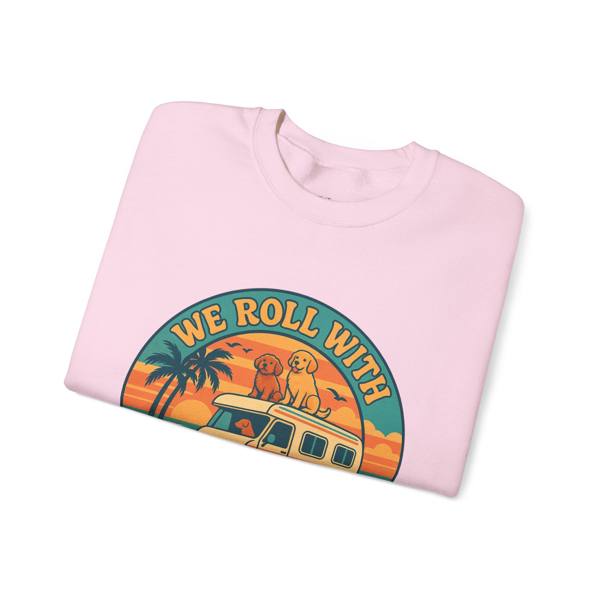 Adventure-Inspired Unisex Crewneck Sweatshirt, Dog Lover Gift, Vintage Travel Style, Cozy Layer, Perfect for Road Trips, Holidays, [...]