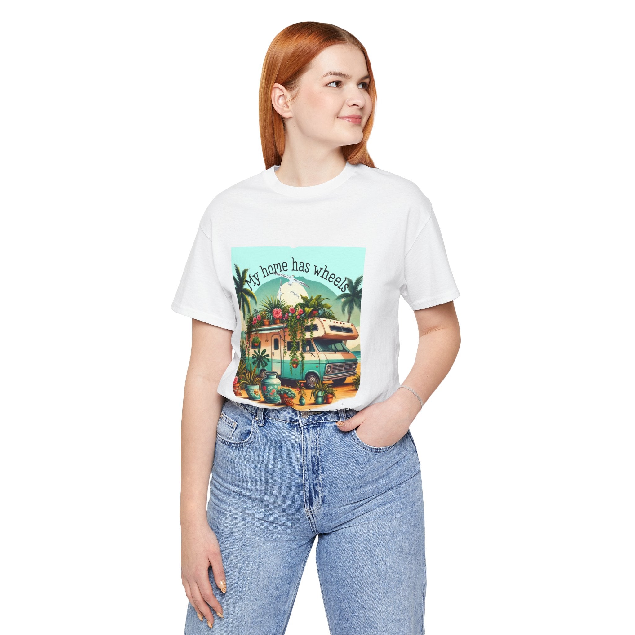 My Home Has Wheels – RV Life Outdoor Adventure Tee