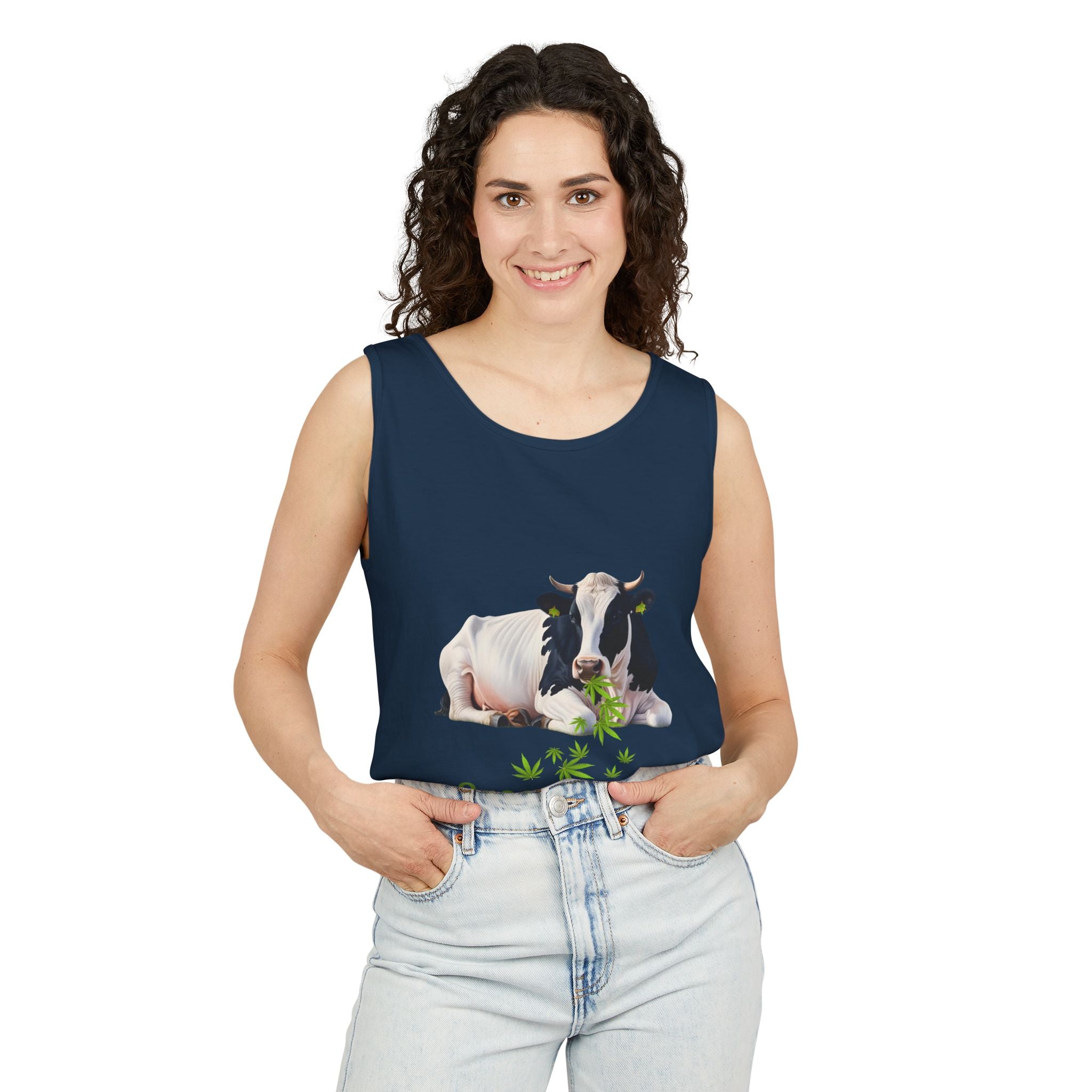 Grass Fed Unisex Tank Top | Farmhouse Style Apparel, Eco-Friendly Summer Wear, Gift for Farmers, Casual Graphic Tees, Vegan Lifestyle
