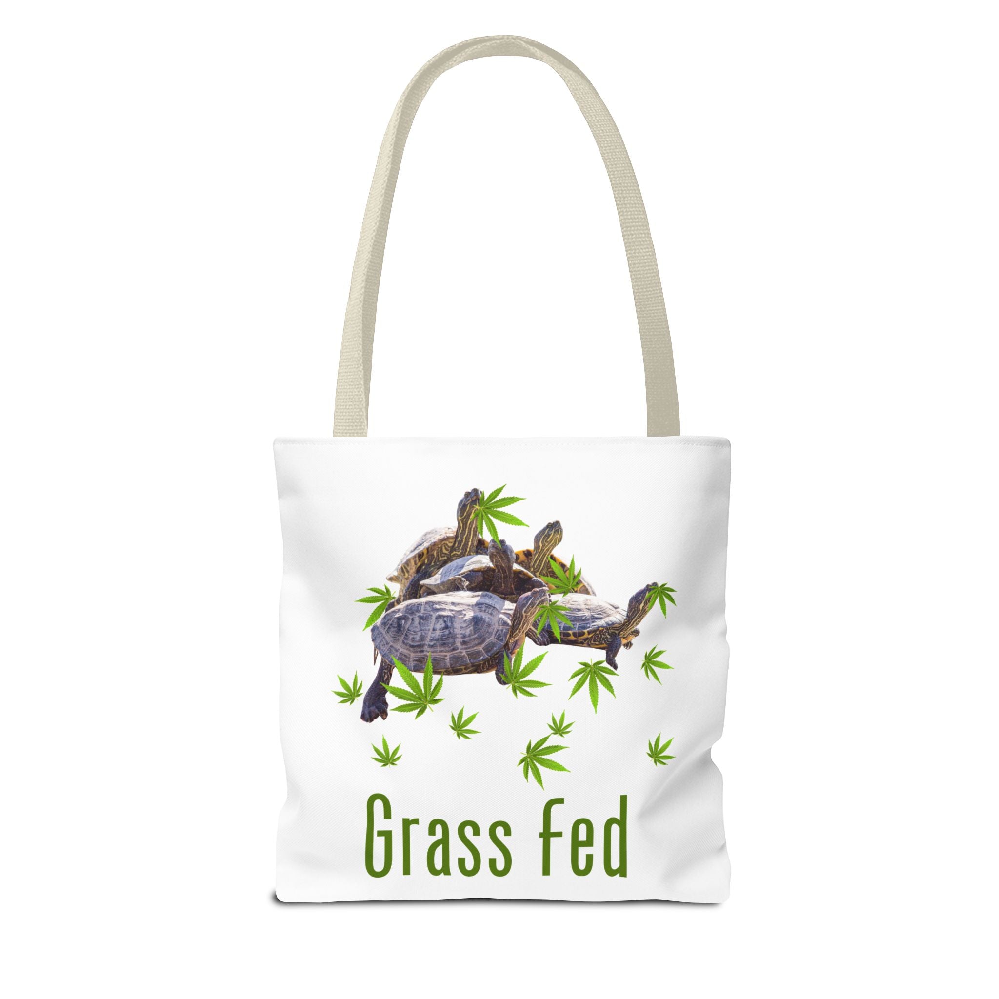 Eco-Friendly Turtle Tote Bag, Grass Fed Design, Reusable Shopping Bag, Animal Lover Gift, Beach Tote, Sustainable Fashion