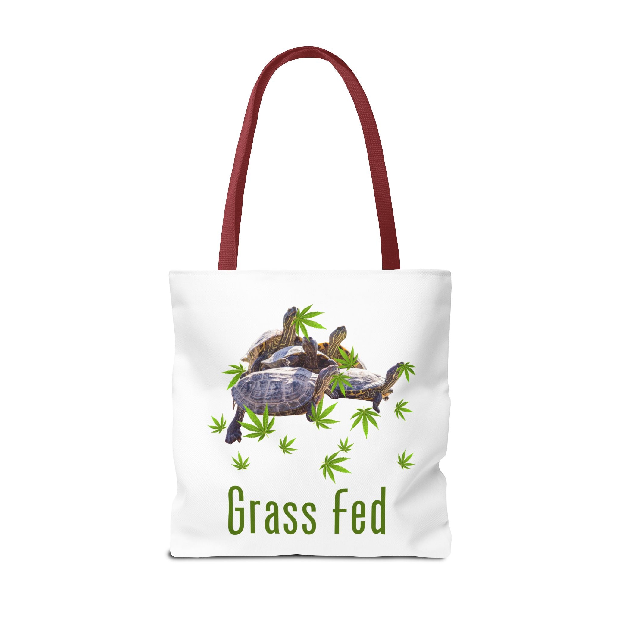 Eco-Friendly Turtle Tote Bag, Grass Fed Design, Reusable Shopping Bag, Animal Lover Gift, Beach Tote, Sustainable Fashion