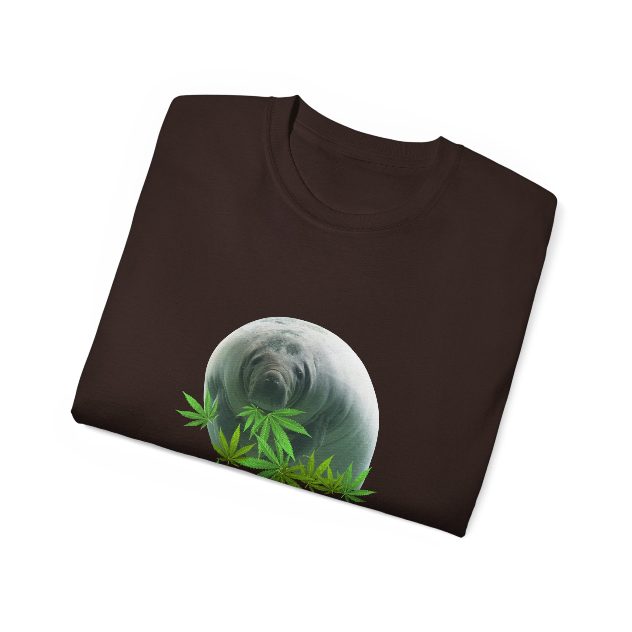 Grass Fed ManateeTee - Unisex Ultra Cotton T-Shirt, Funny Animal Lover Gift, Cannabis Theme, Nature Lover Apparel, Eco-Friendly Clothing