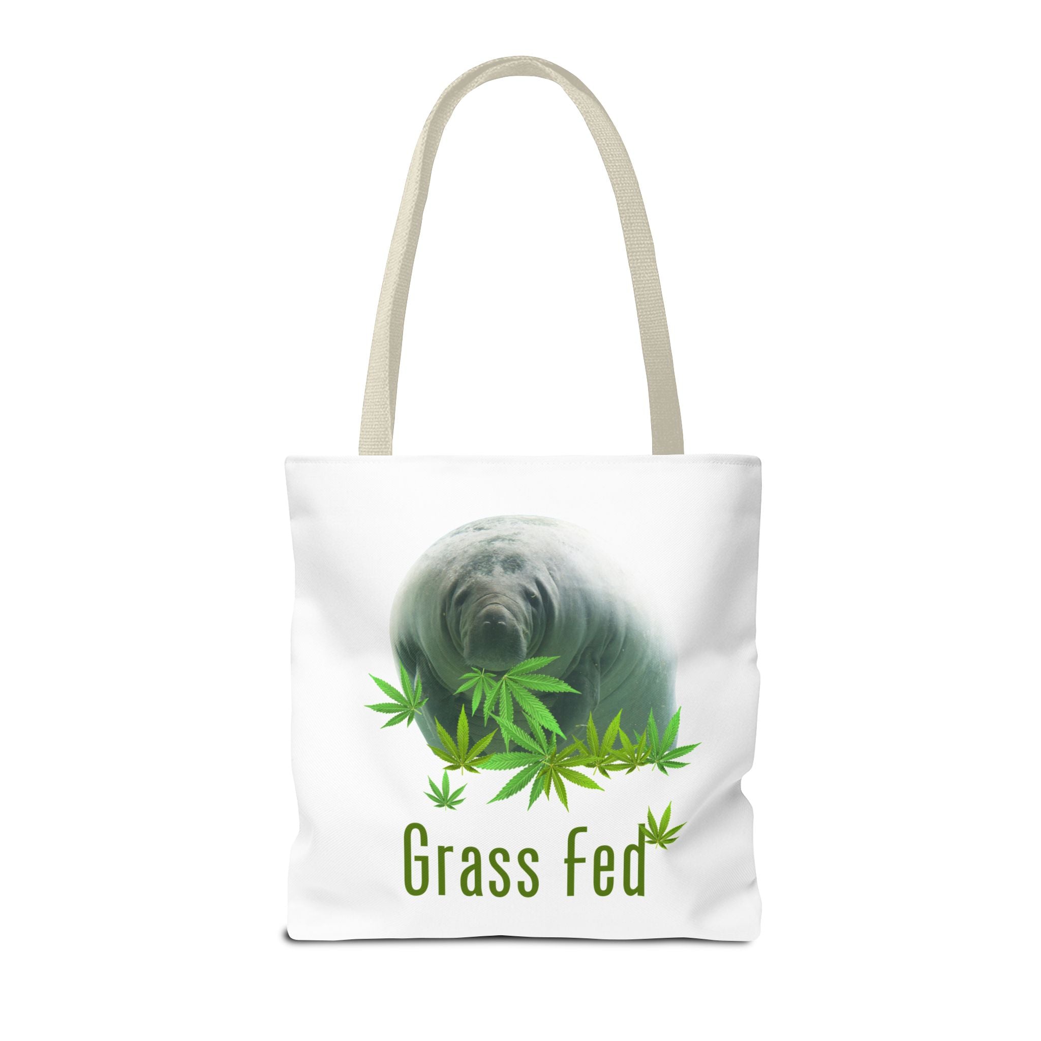 Grass Fed Tote Bag - Eco-Friendly, Animal Lovers Gift, Shopping, Beach, Reusable Bag