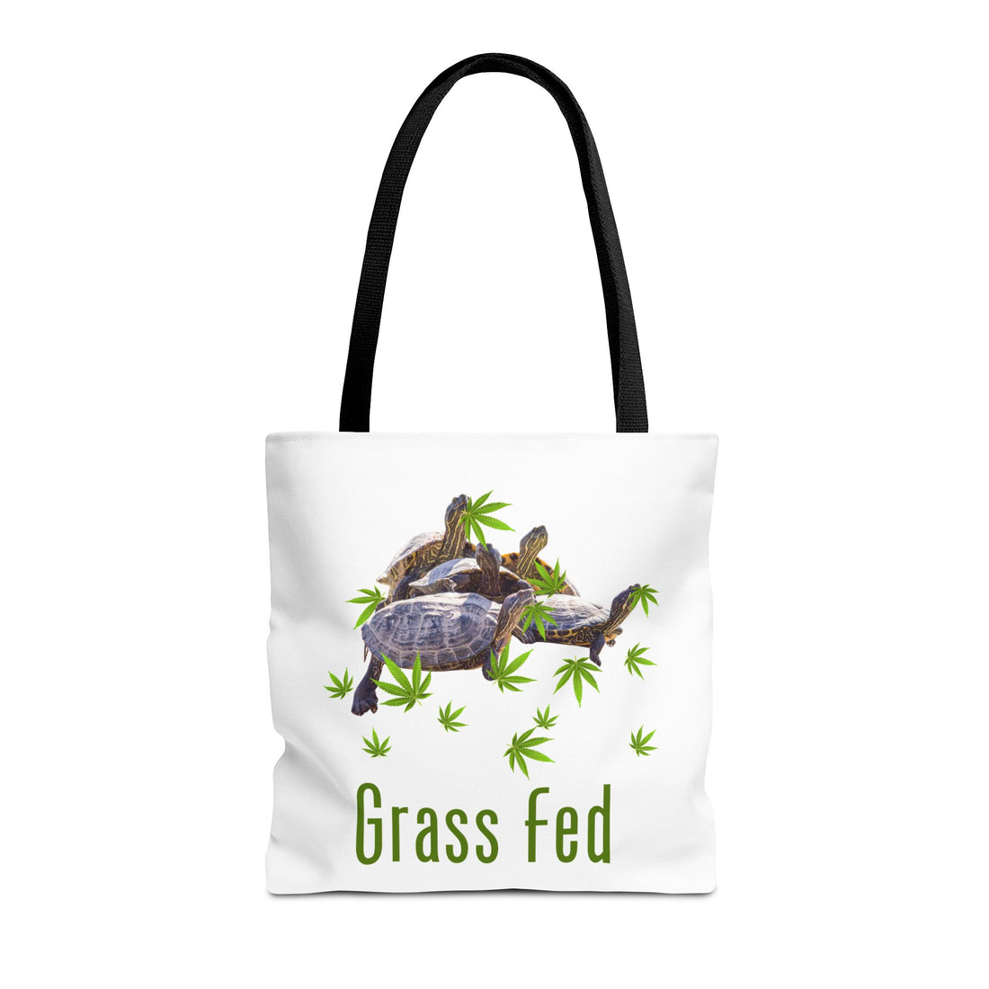 Eco-Friendly Turtle Tote Bag, Grass Fed Design, Reusable Shopping Bag, Animal Lover Gift, Beach Tote, Sustainable Fashion