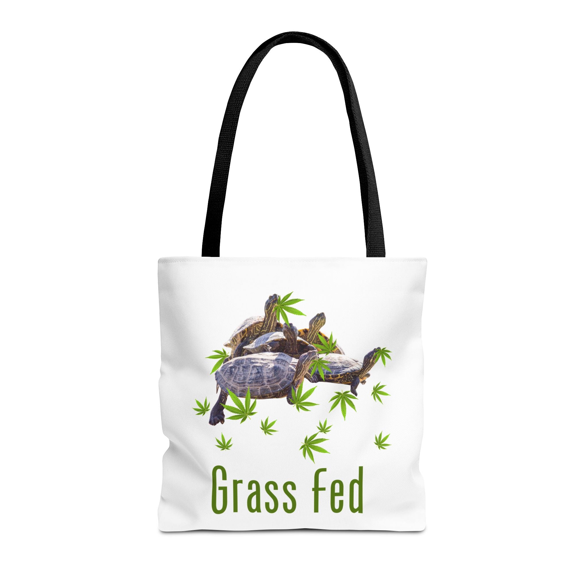 Eco-Friendly Turtle Tote Bag, Grass Fed Design, Reusable Shopping Bag, Animal Lover Gift, Beach Tote, Sustainable Fashion