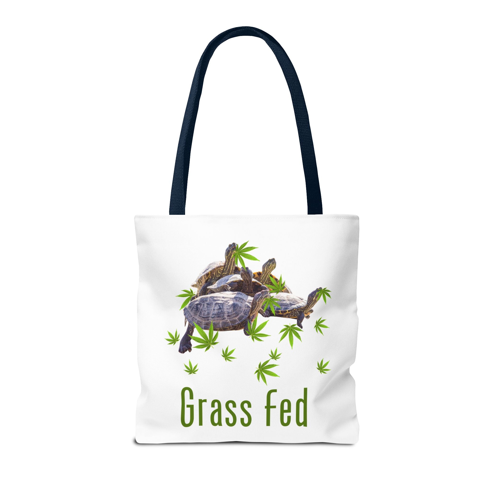 Eco-Friendly Turtle Tote Bag, Grass Fed Design, Reusable Shopping Bag, Animal Lover Gift, Beach Tote, Sustainable Fashion