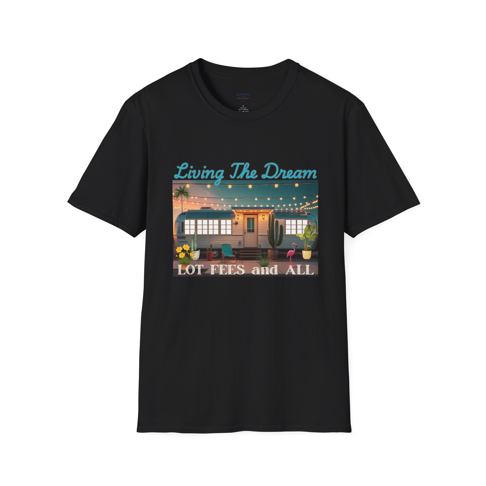 Living The Dream Unisex T-Shirt, Cute Camper Tee, Boho Style Shirt, Travel Lover Gift, Adventure Apparel