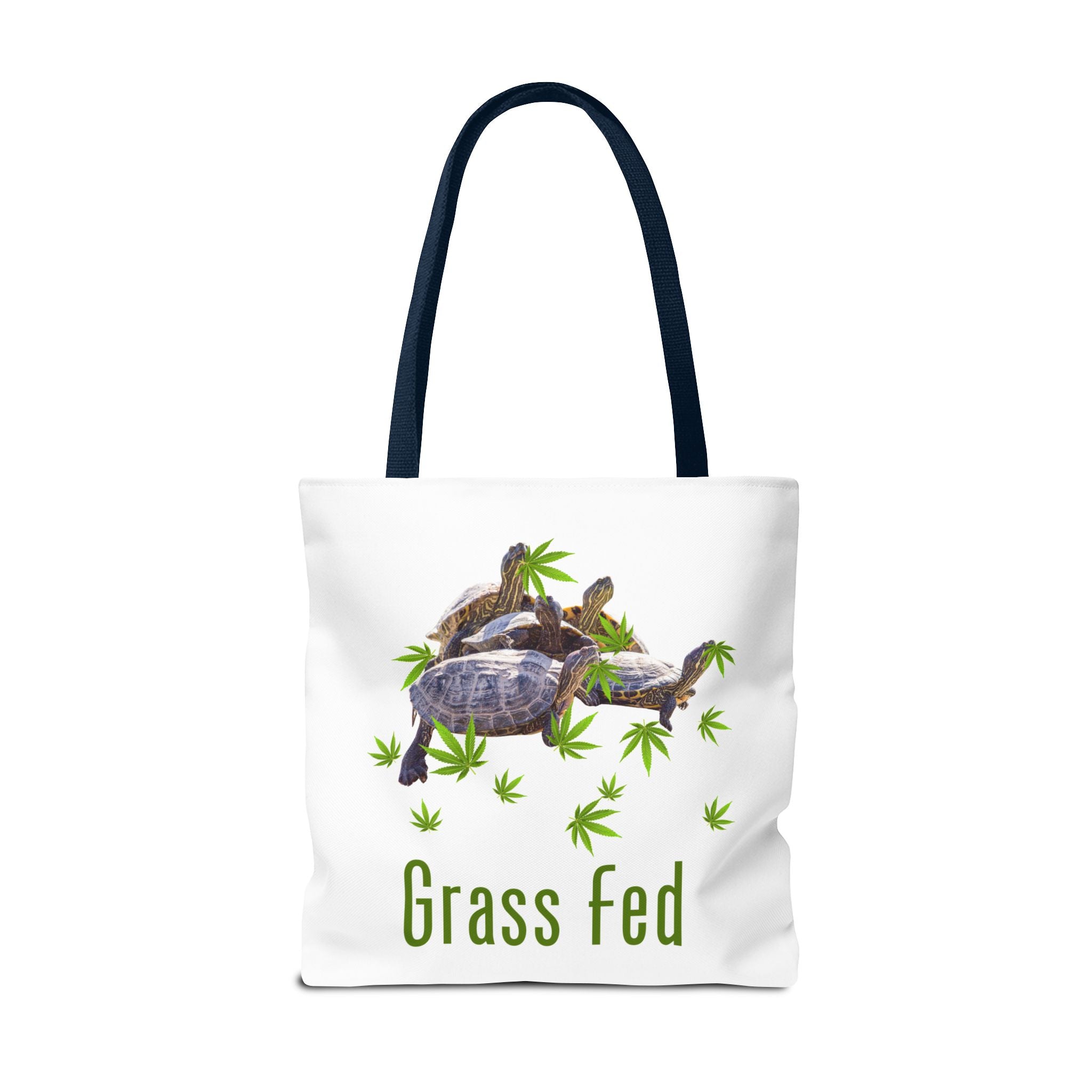 Eco-Friendly Turtle Tote Bag, Grass Fed Design, Reusable Shopping Bag, Animal Lover Gift, Beach Tote, Sustainable Fashion