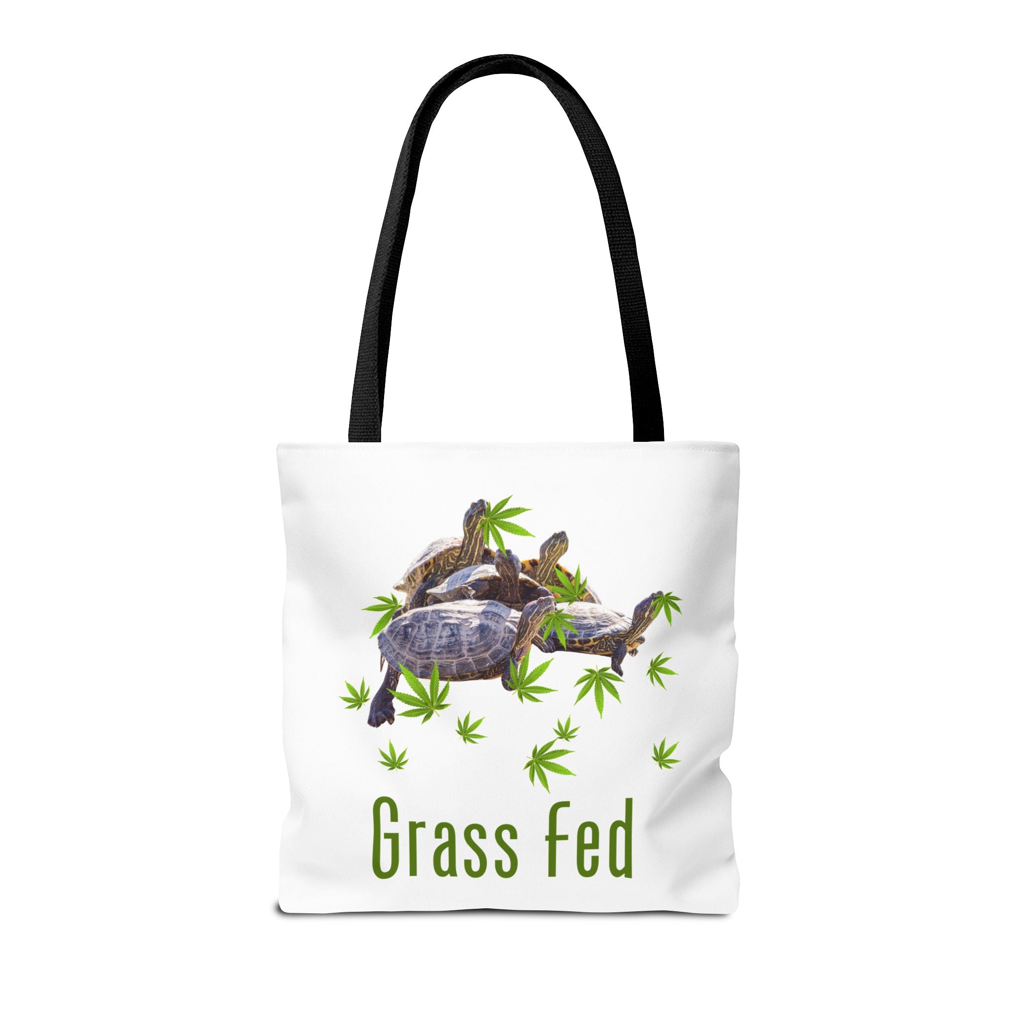Eco-Friendly Turtle Tote Bag, Grass Fed Design, Reusable Shopping Bag, Animal Lover Gift, Beach Tote, Sustainable Fashion