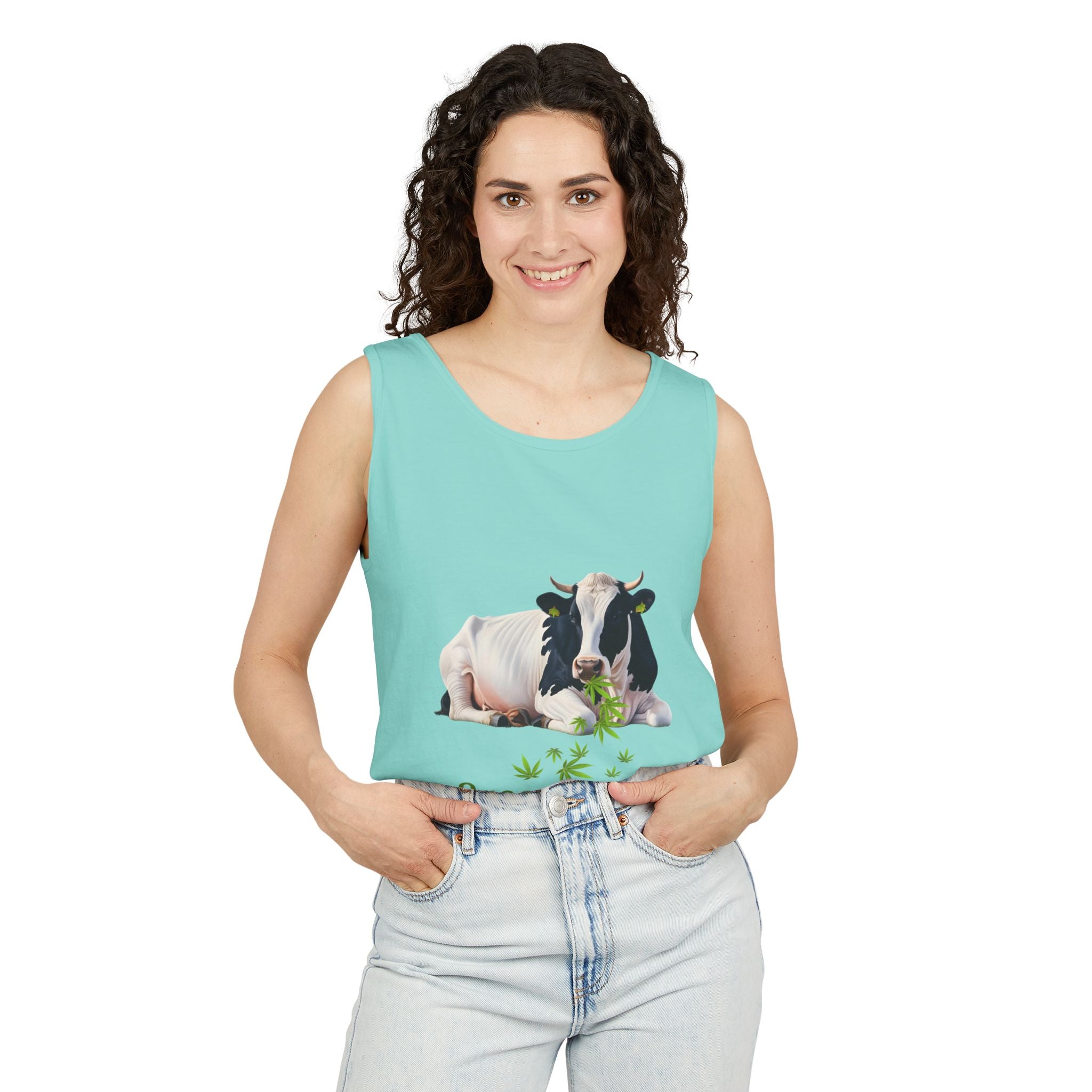 Grass Fed Unisex Tank Top | Farmhouse Style Apparel, Eco-Friendly Summer Wear, Gift for Farmers, Casual Graphic Tees, Vegan Lifestyle