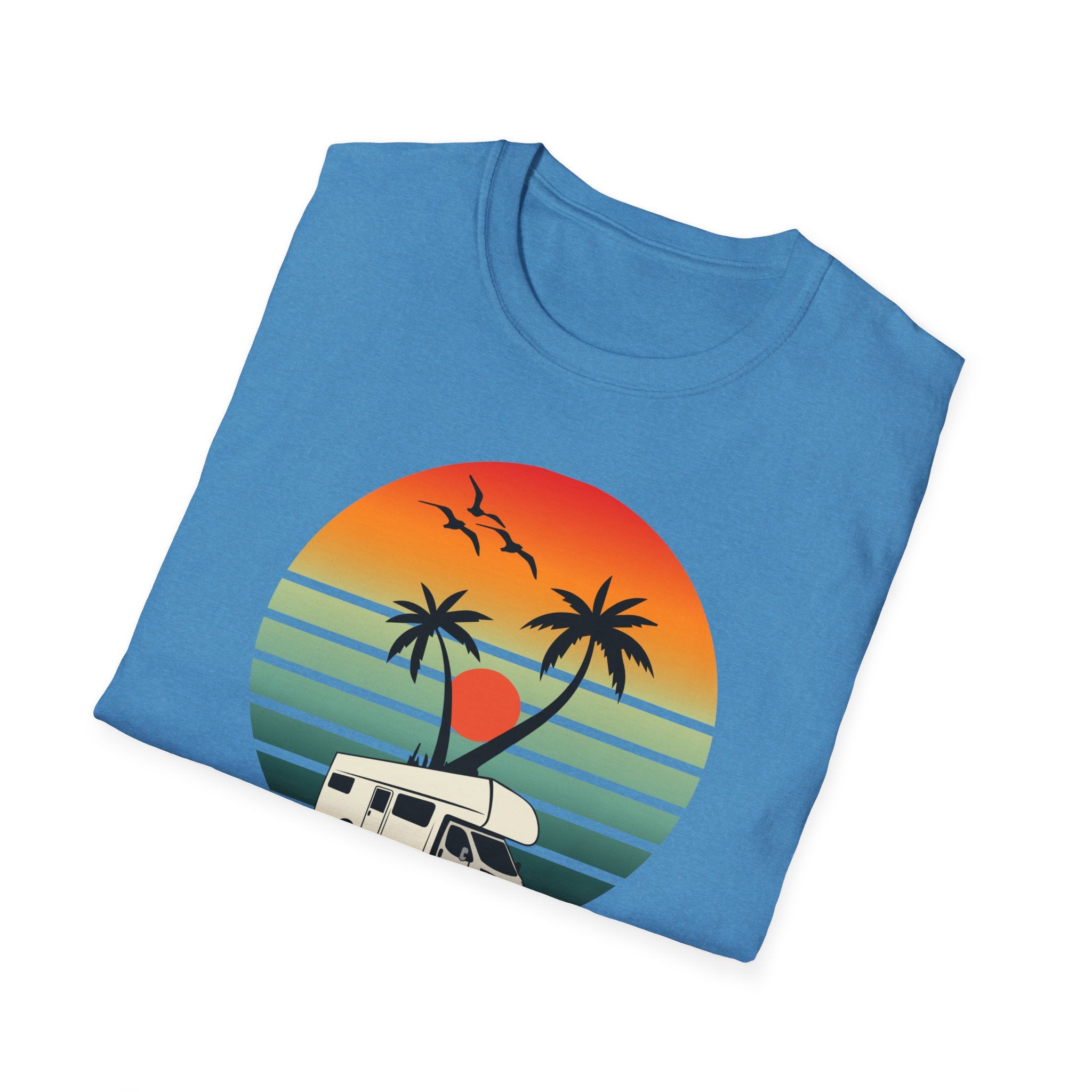Retired Relaxed Unisex T-Shirt | Casual Summer Tee, Gift for Retirees, Beach Vibe Shirt, Vacation Wear, Comfortable Everyday Style