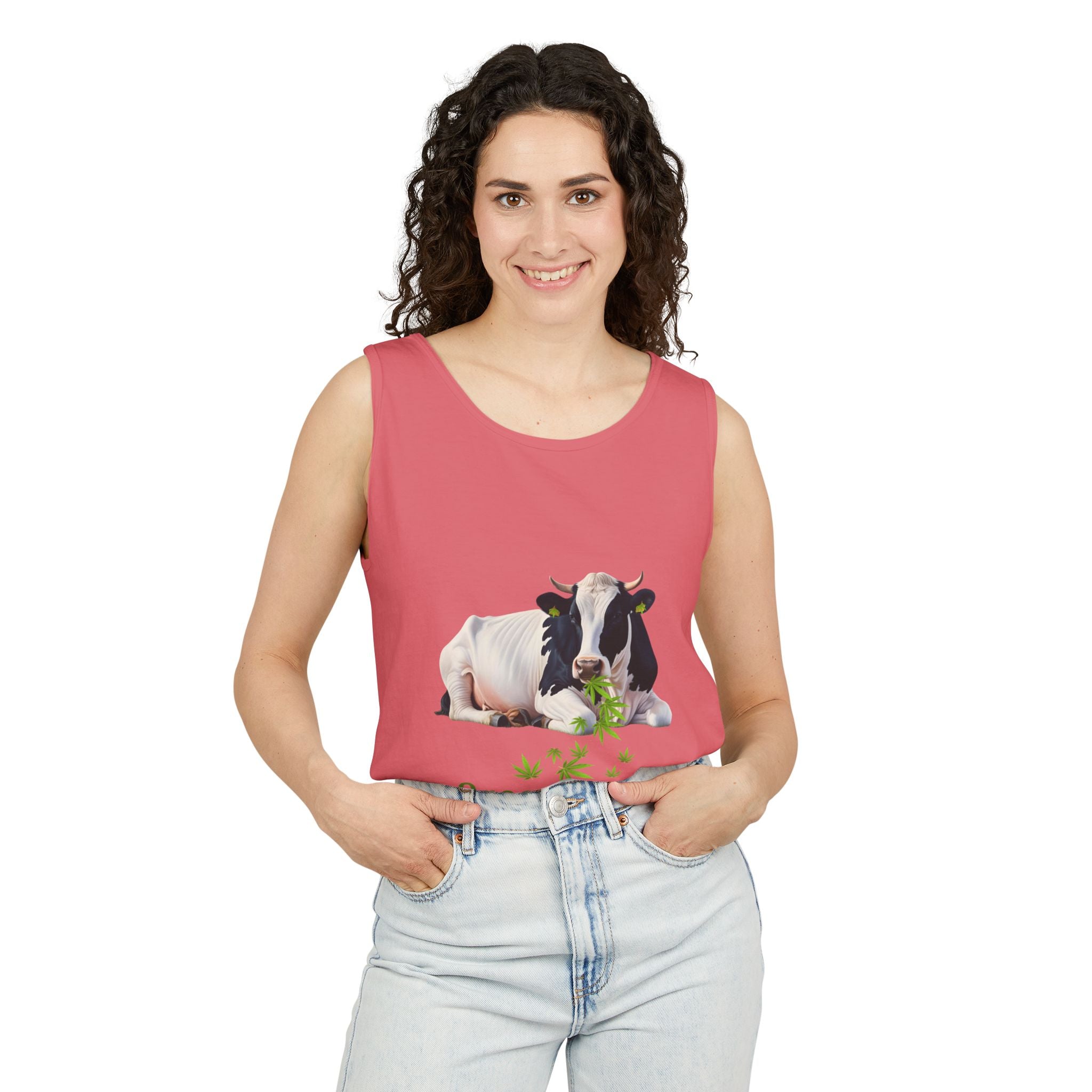 Grass Fed Unisex Tank Top | Farmhouse Style Apparel, Eco-Friendly Summer Wear, Gift for Farmers, Casual Graphic Tees, Vegan Lifestyle