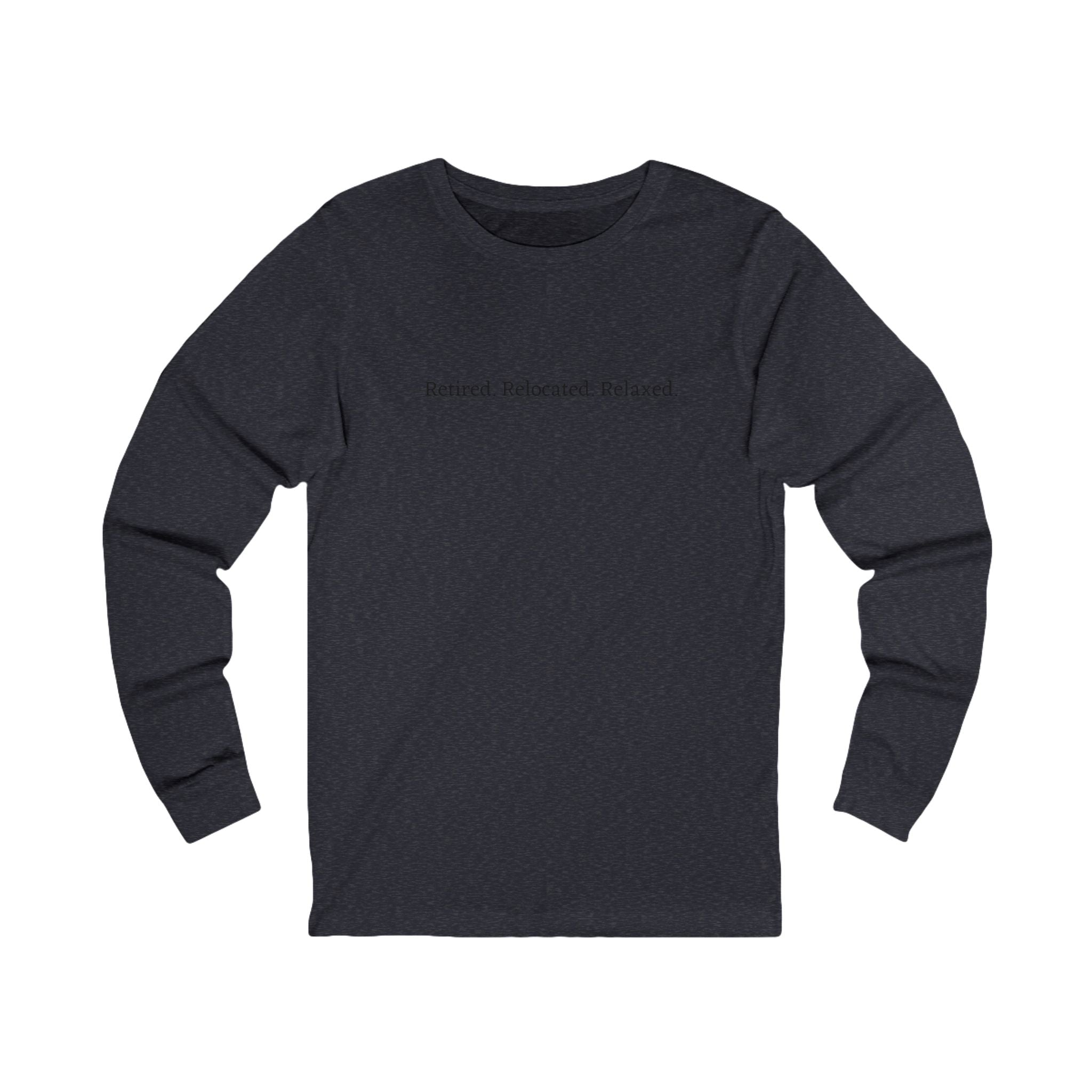 Retirement Adventure Unisex Long Sleeve Tee | RV Lovers Gift, Nature Lover Shirt, Relaxed Lifestyle Apparel, Retirement Celebration