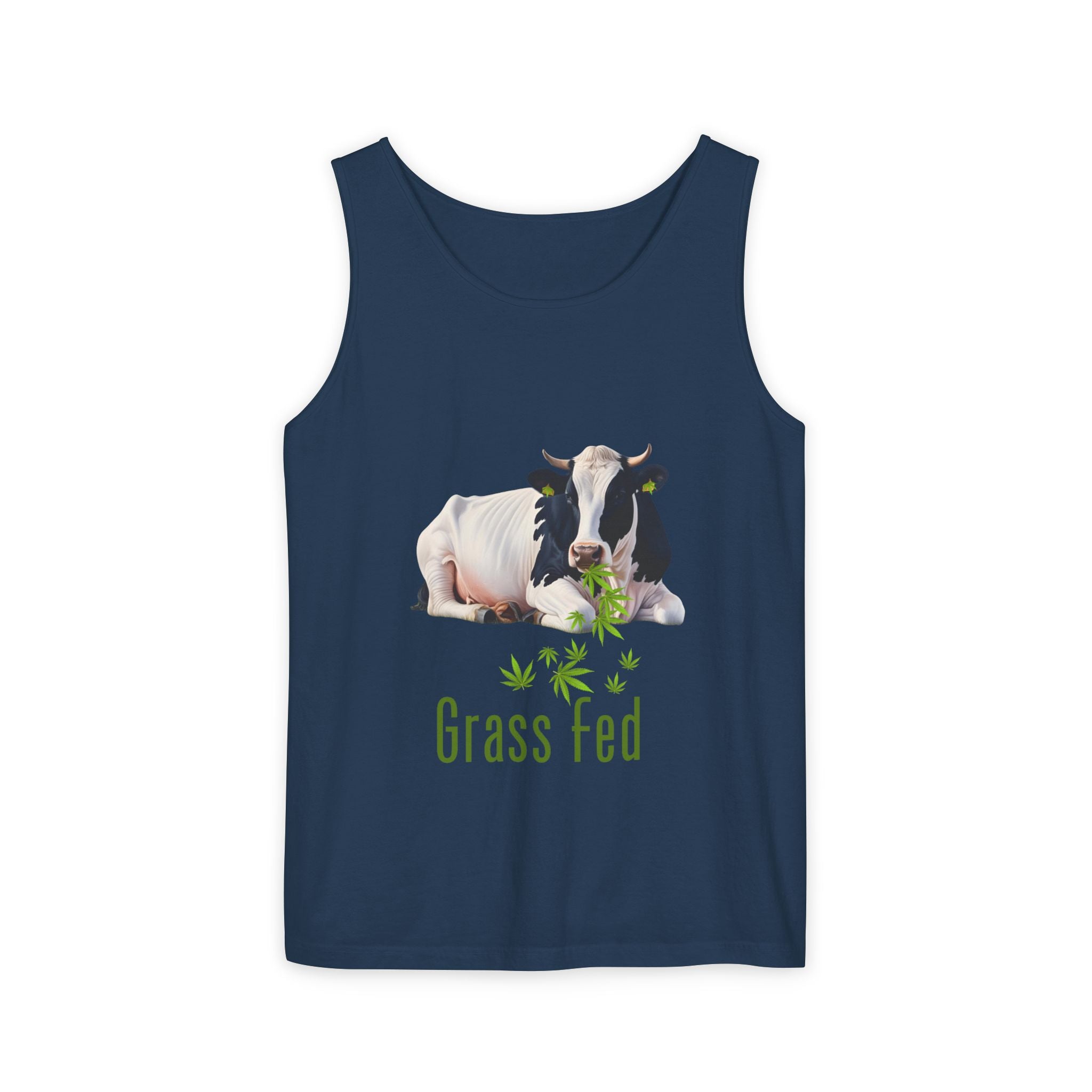 Grass Fed Unisex Tank Top | Farmhouse Style Apparel, Eco-Friendly Summer Wear, Gift for Farmers, Casual Graphic Tees, Vegan Lifestyle