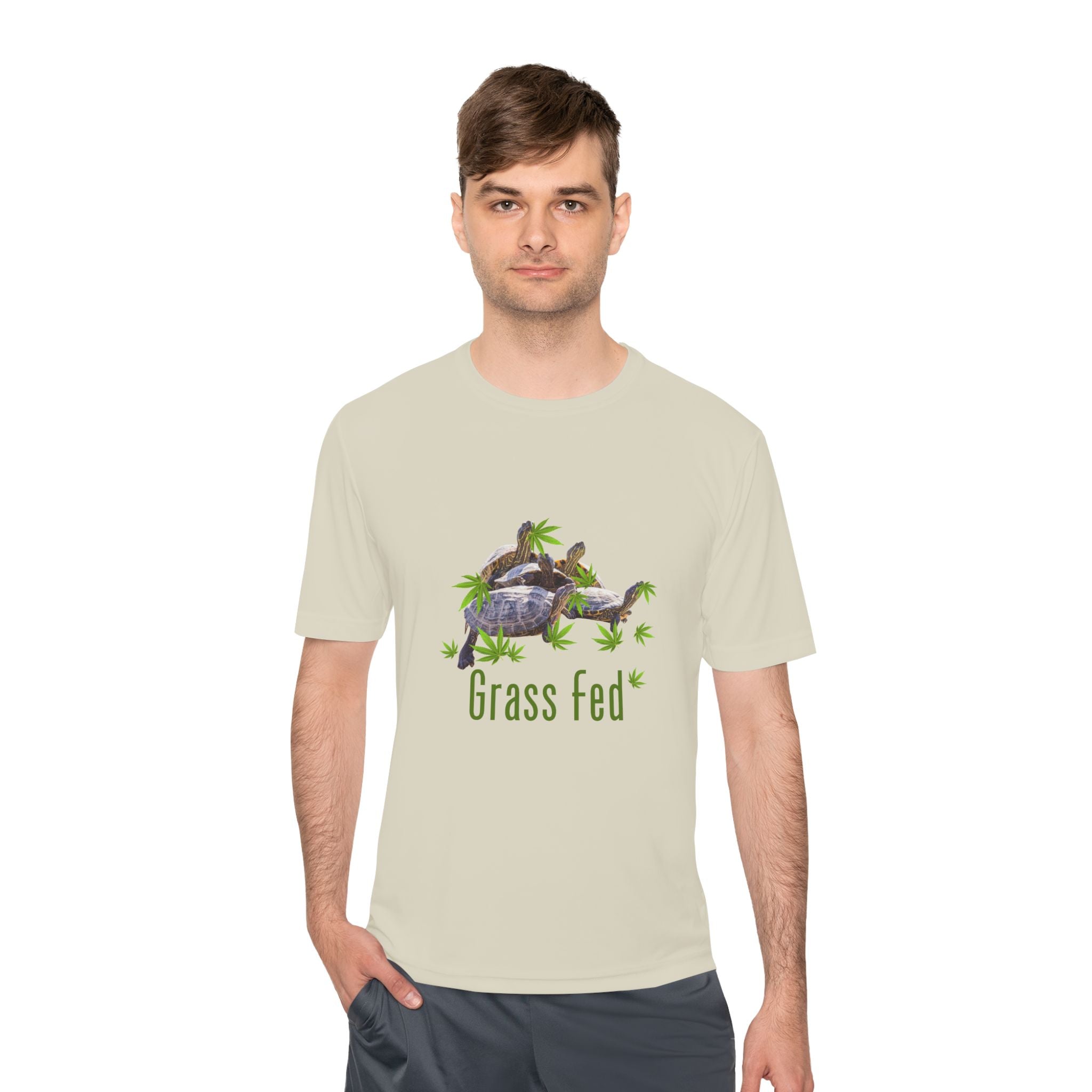 Turtle Grass Fed Unisex Moisture Wicking Tee - Eco-Friendly Apparel for Nature Lovers, Perfect for Outdoor Activities, Casual Wear, Gifts, [...]