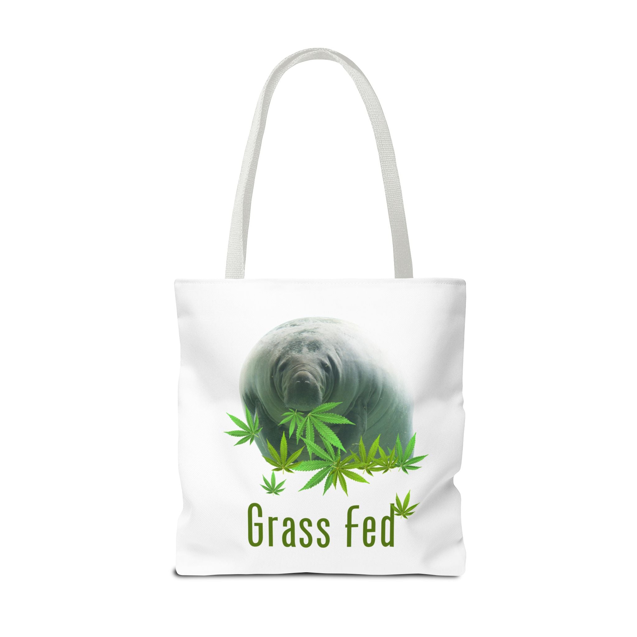 Grass Fed Tote Bag - Eco-Friendly, Animal Lovers Gift, Shopping, Beach, Reusable Bag