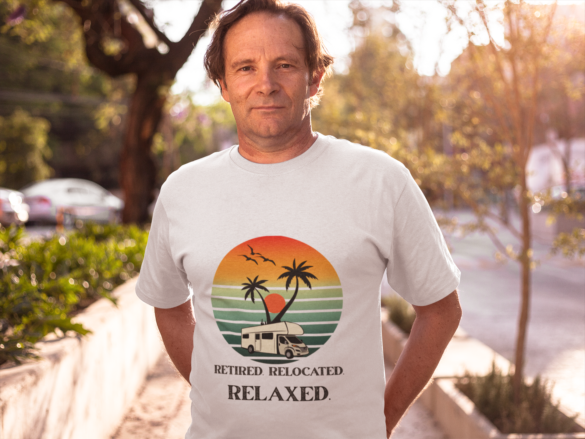 Retired Relaxed Unisex T-Shirt | Casual Summer Tee, Gift for Retirees, Beach Vibe Shirt, Vacation Wear, Comfortable Everyday Style