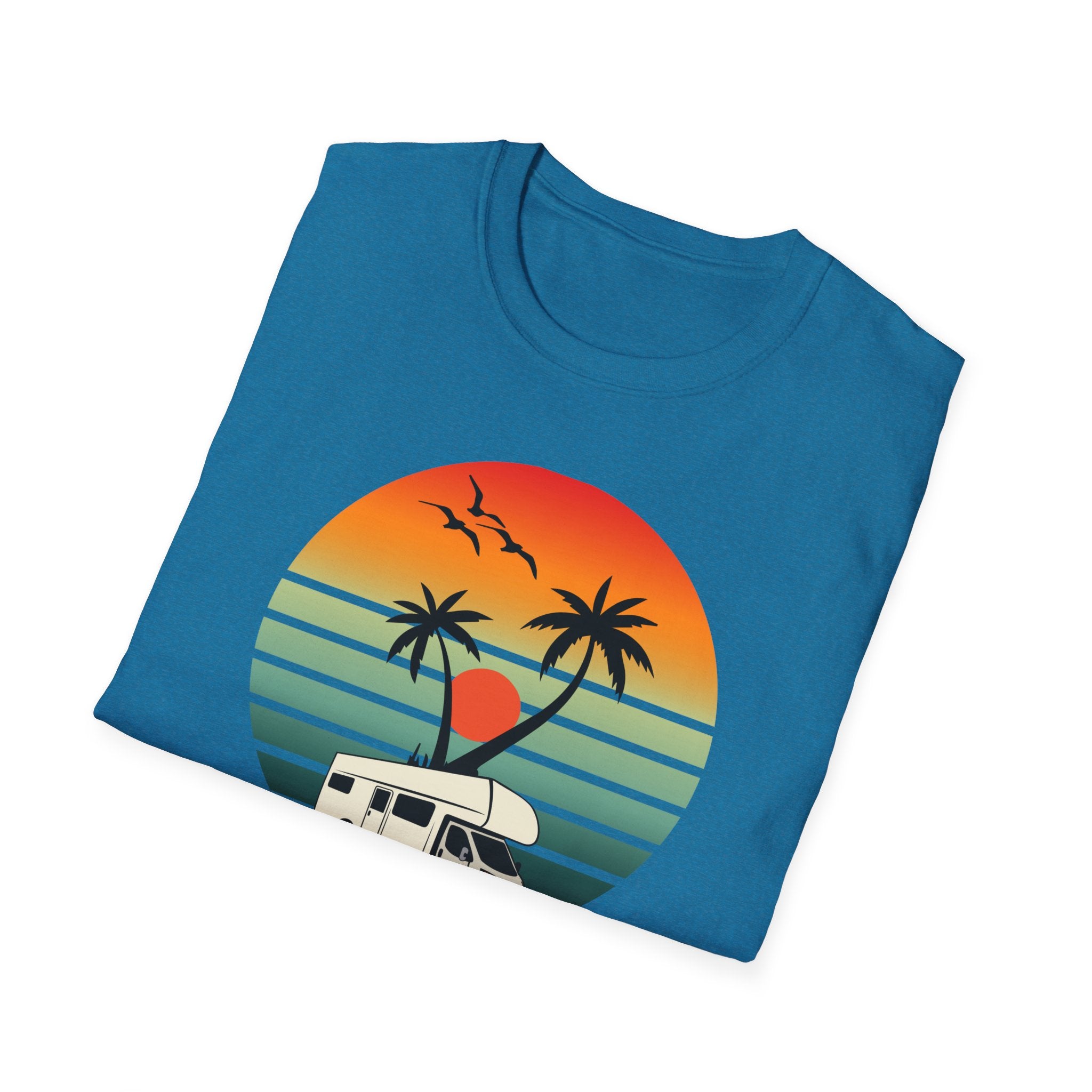 Retired Relaxed Unisex T-Shirt | Casual Summer Tee, Gift for Retirees, Beach Vibe Shirt, Vacation Wear, Comfortable Everyday Style