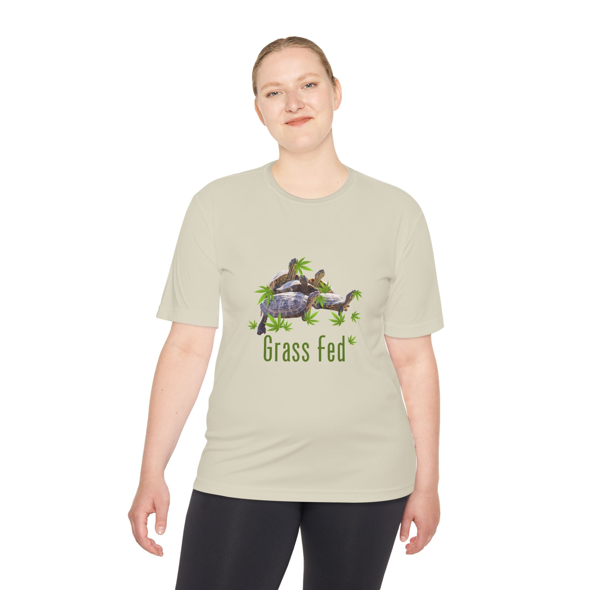 Turtle Grass Fed Unisex Moisture Wicking Tee - Eco-Friendly Apparel for Nature Lovers, Perfect for Outdoor Activities, Casual Wear, Gifts, [...]