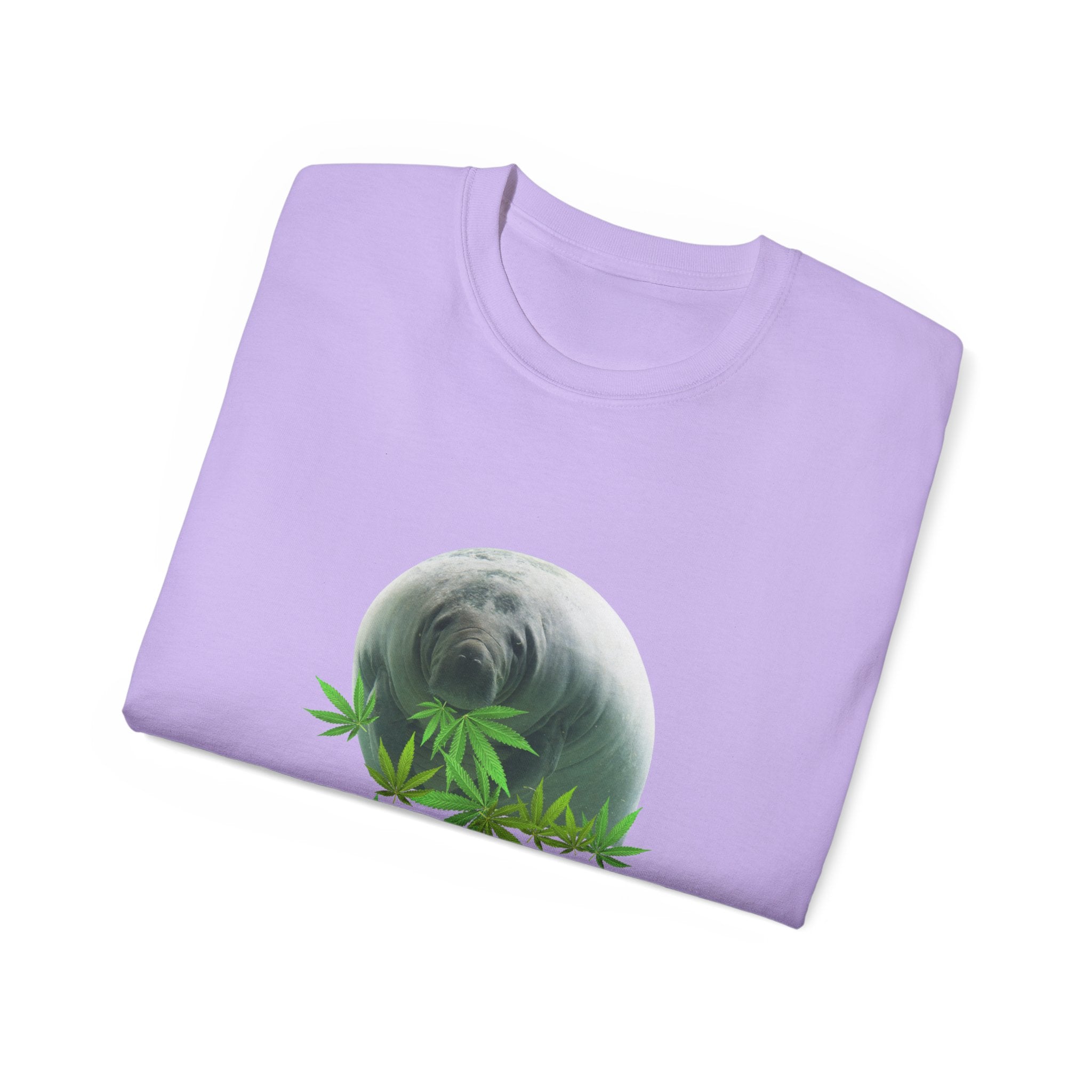 Grass Fed ManateeTee - Unisex Ultra Cotton T-Shirt, Funny Animal Lover Gift, Cannabis Theme, Nature Lover Apparel, Eco-Friendly Clothing