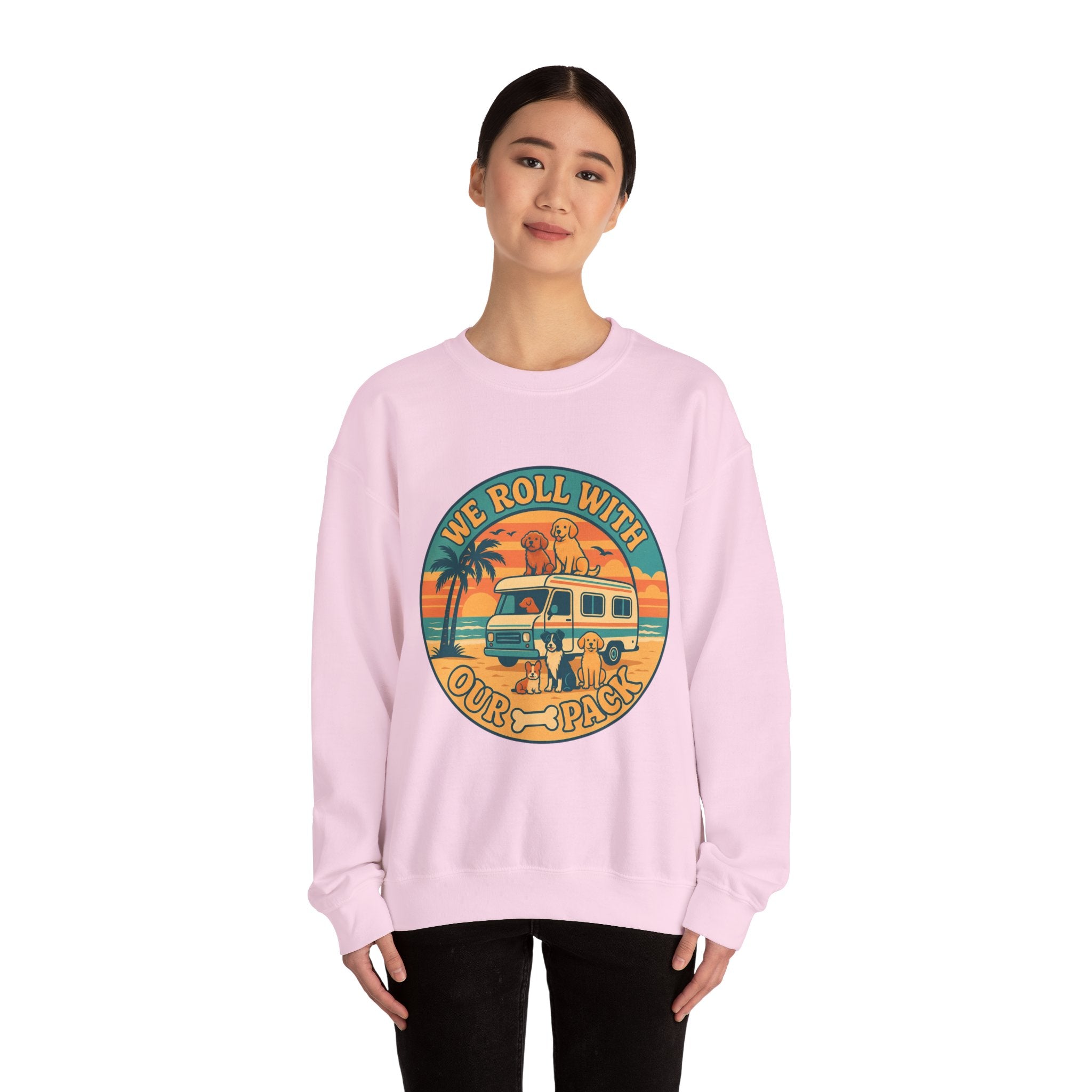 Adventure-Inspired Unisex Crewneck Sweatshirt, Dog Lover Gift, Vintage Travel Style, Cozy Layer, Perfect for Road Trips, Holidays, [...]