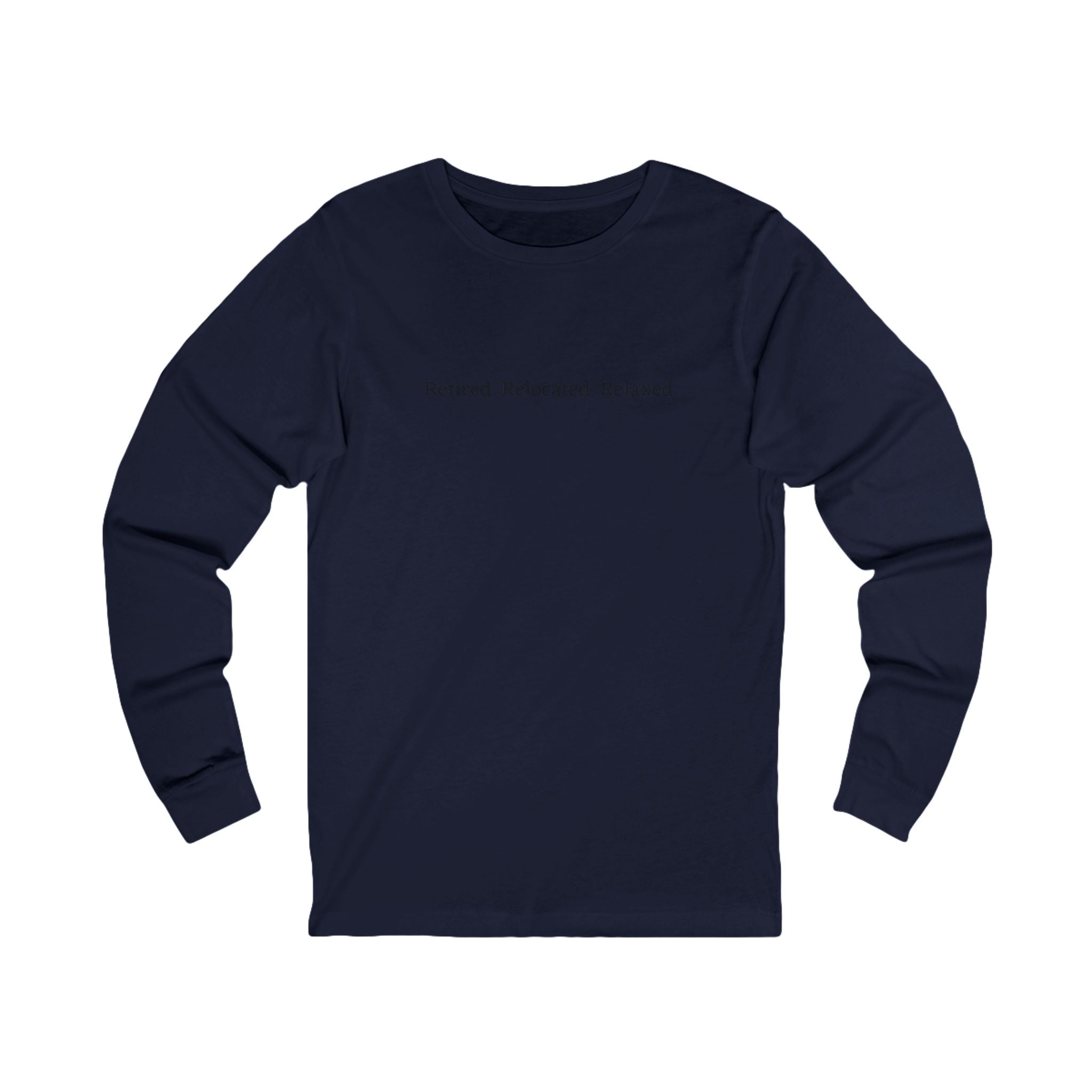 Retirement Adventure Unisex Long Sleeve Tee | RV Lovers Gift, Nature Lover Shirt, Relaxed Lifestyle Apparel, Retirement Celebration