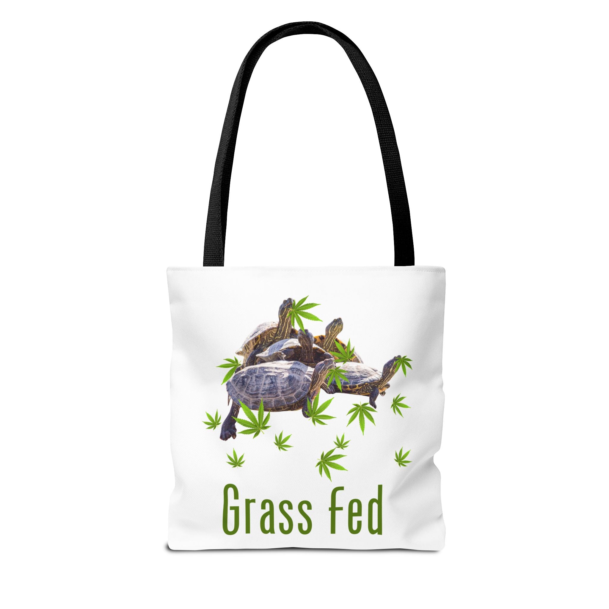 Eco-Friendly Turtle Tote Bag, Grass Fed Design, Reusable Shopping Bag, Animal Lover Gift, Beach Tote, Sustainable Fashion