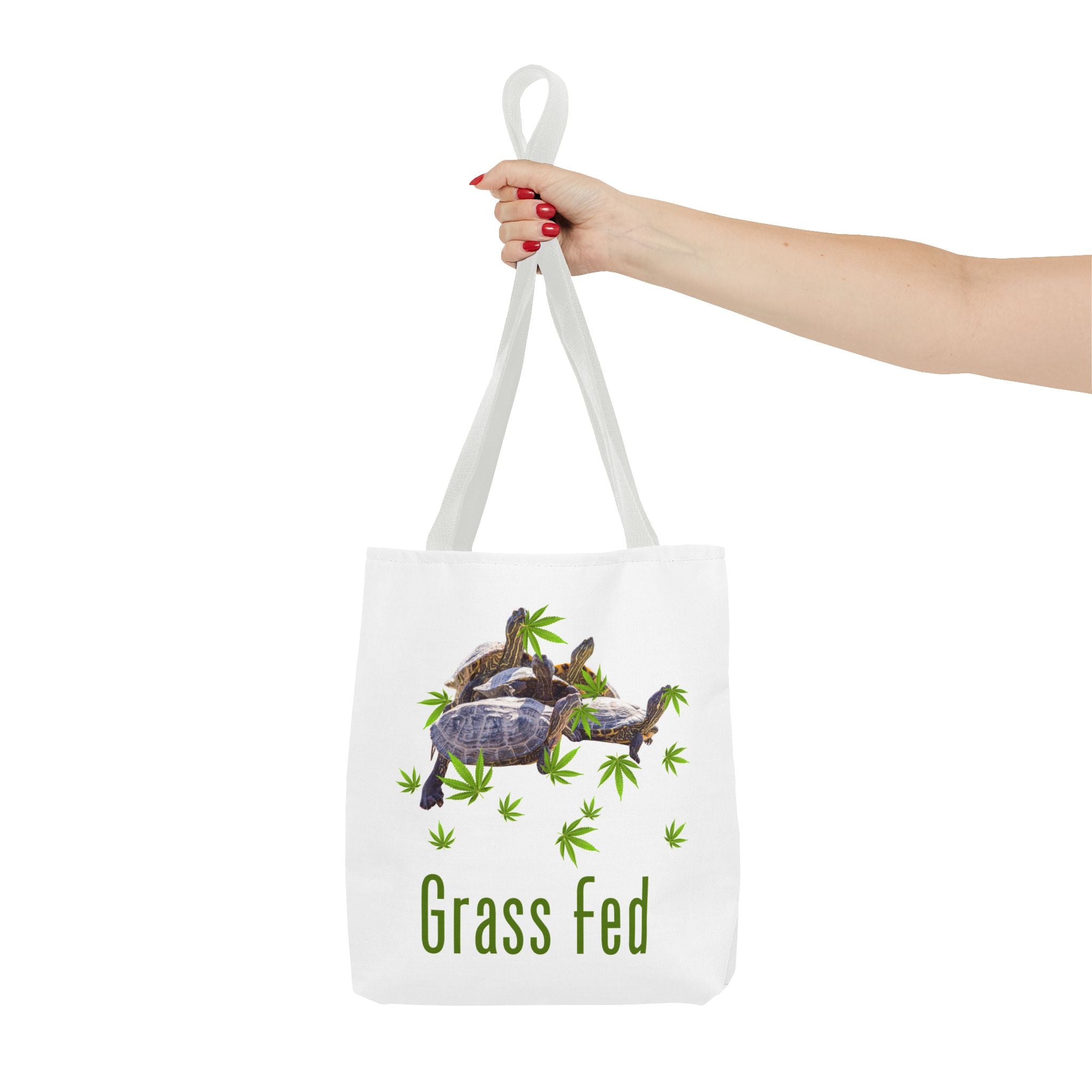 Eco-Friendly Turtle Tote Bag, Grass Fed Design, Reusable Shopping Bag, Animal Lover Gift, Beach Tote, Sustainable Fashion