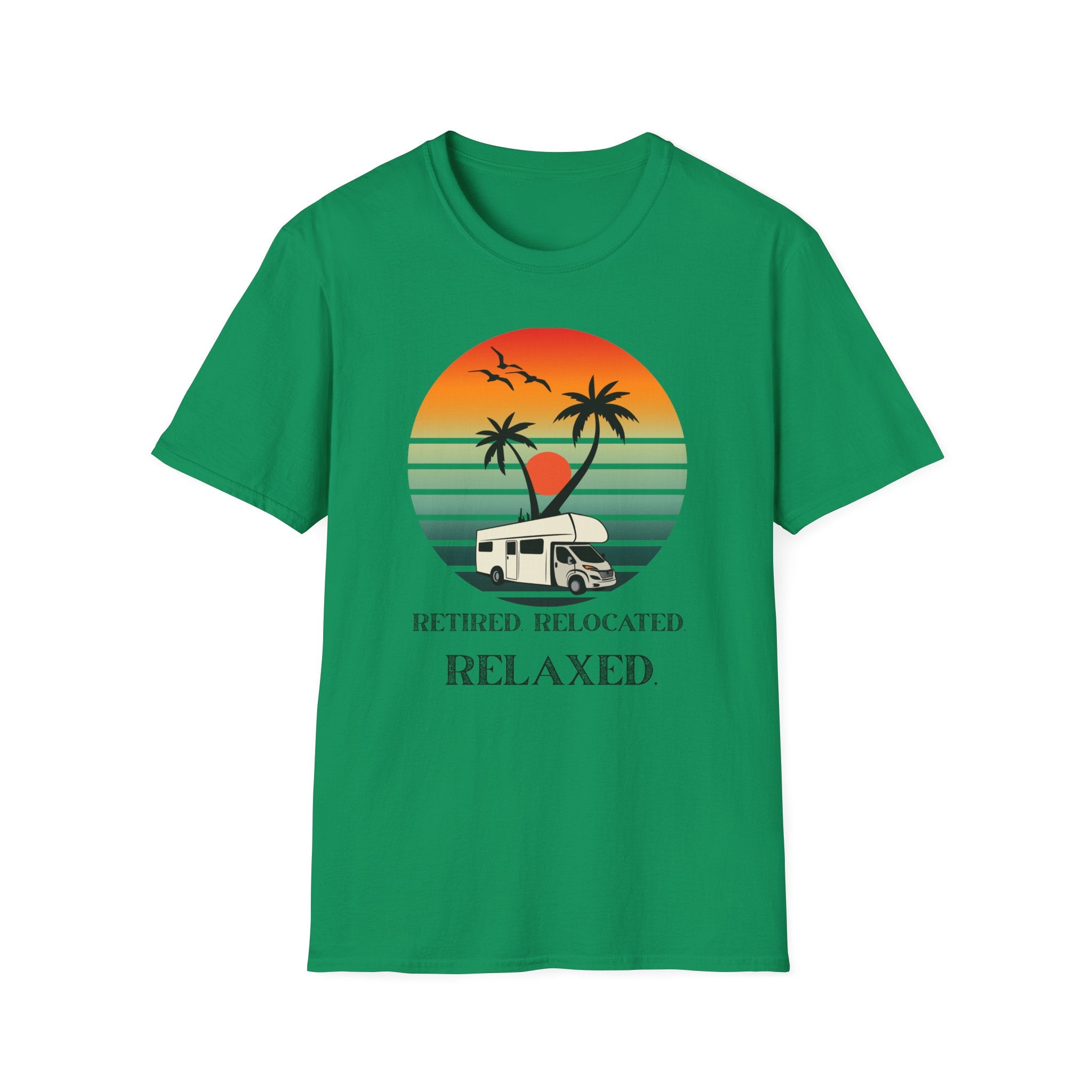 Retired Relaxed Unisex T-Shirt | Casual Summer Tee, Gift for Retirees, Beach Vibe Shirt, Vacation Wear, Comfortable Everyday Style