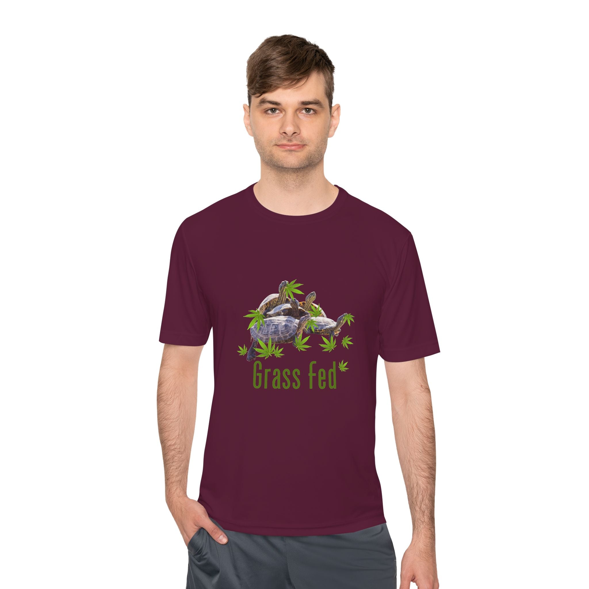 Turtle Grass Fed Unisex Moisture Wicking Tee - Eco-Friendly Apparel for Nature Lovers, Perfect for Outdoor Activities, Casual Wear, Gifts, [...]